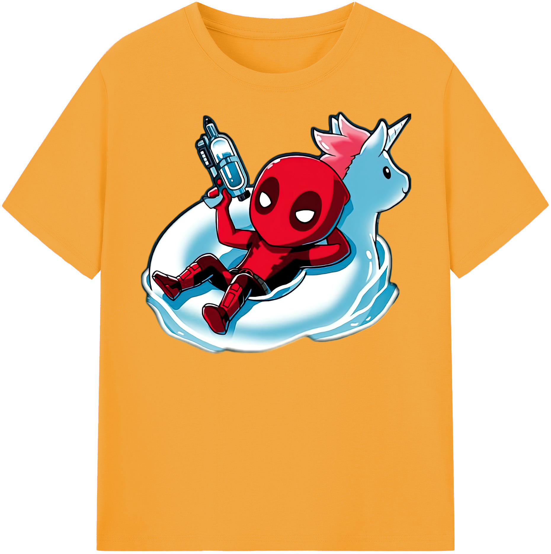 （画像用） Deadpool デッドプール レディースカジュアルプリントTシャツ（綿100％）