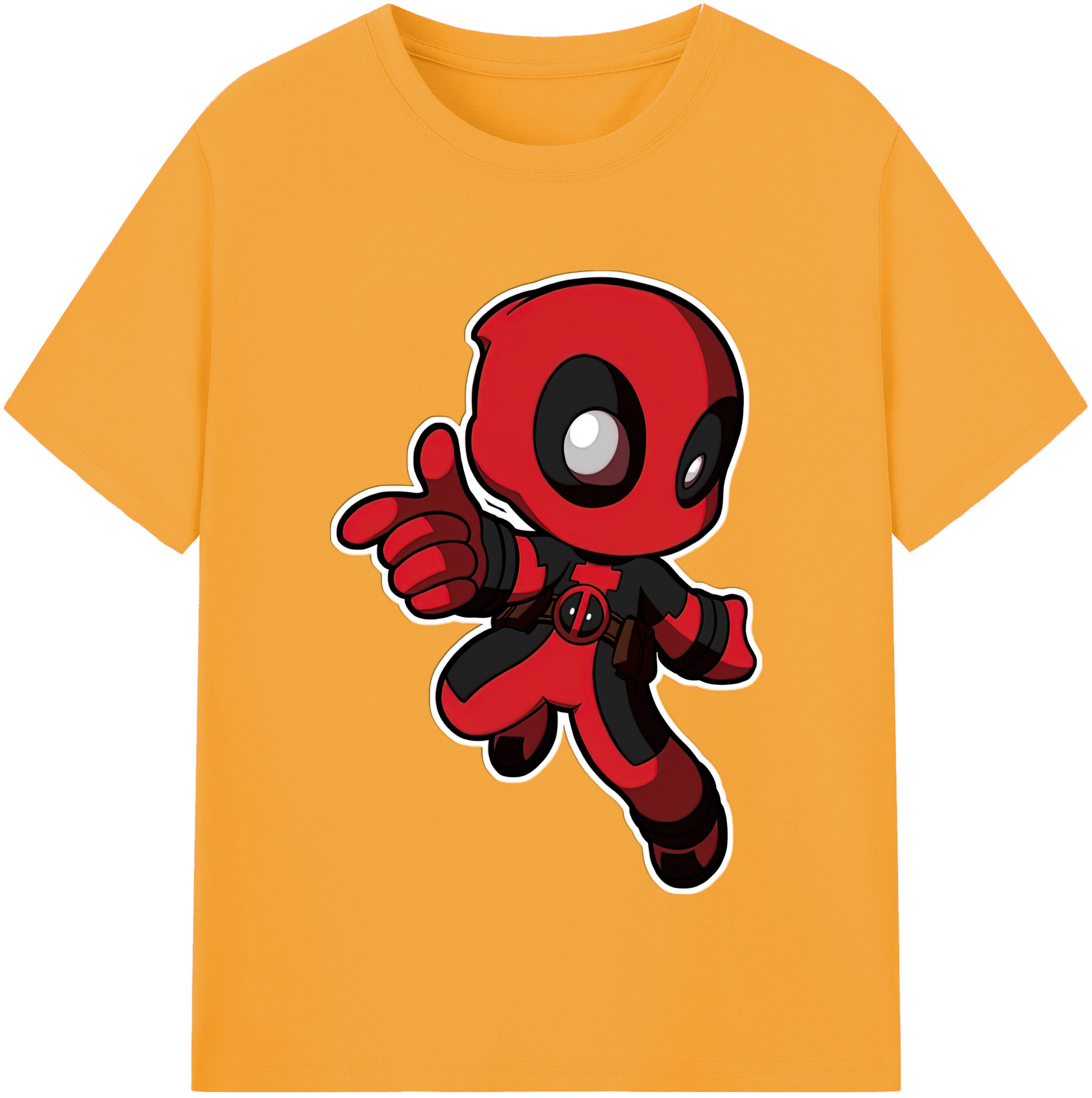 （画像用） Deadpool デッドプール レディースカジュアルプリントTシャツ（綿100％）