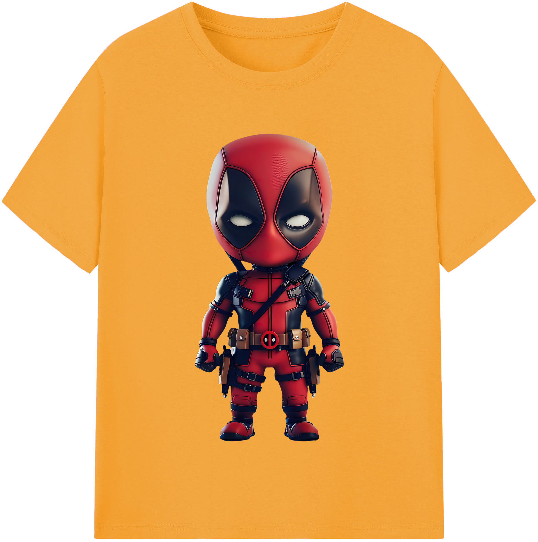 （画像用） Deadpool デッドプール レディースカジュアルプリントTシャツ（綿100％）