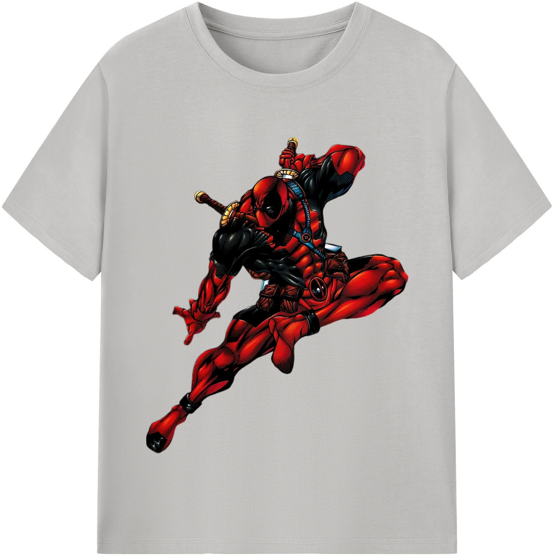 （画像用） Deadpool デッドプール レディースカジュアルプリントTシャツ（綿100％）