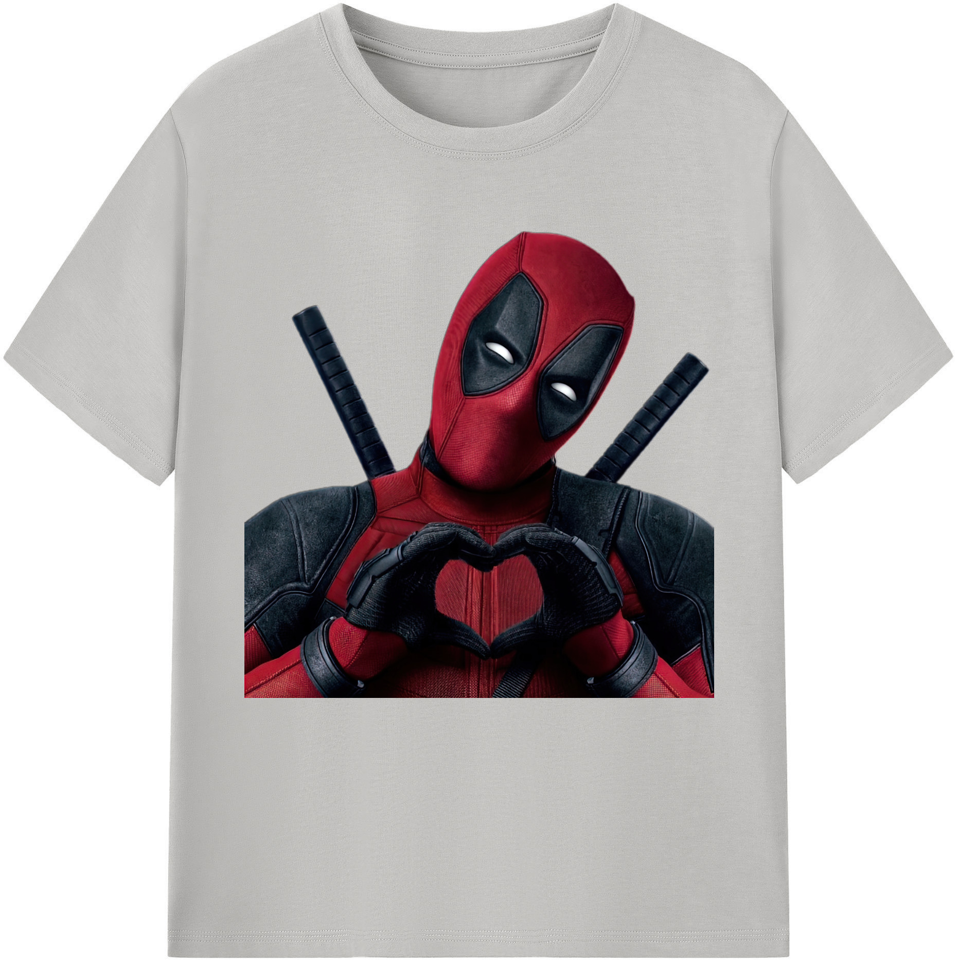 （画像用） Deadpool デッドプール レディースカジュアルプリントTシャツ（綿100％）