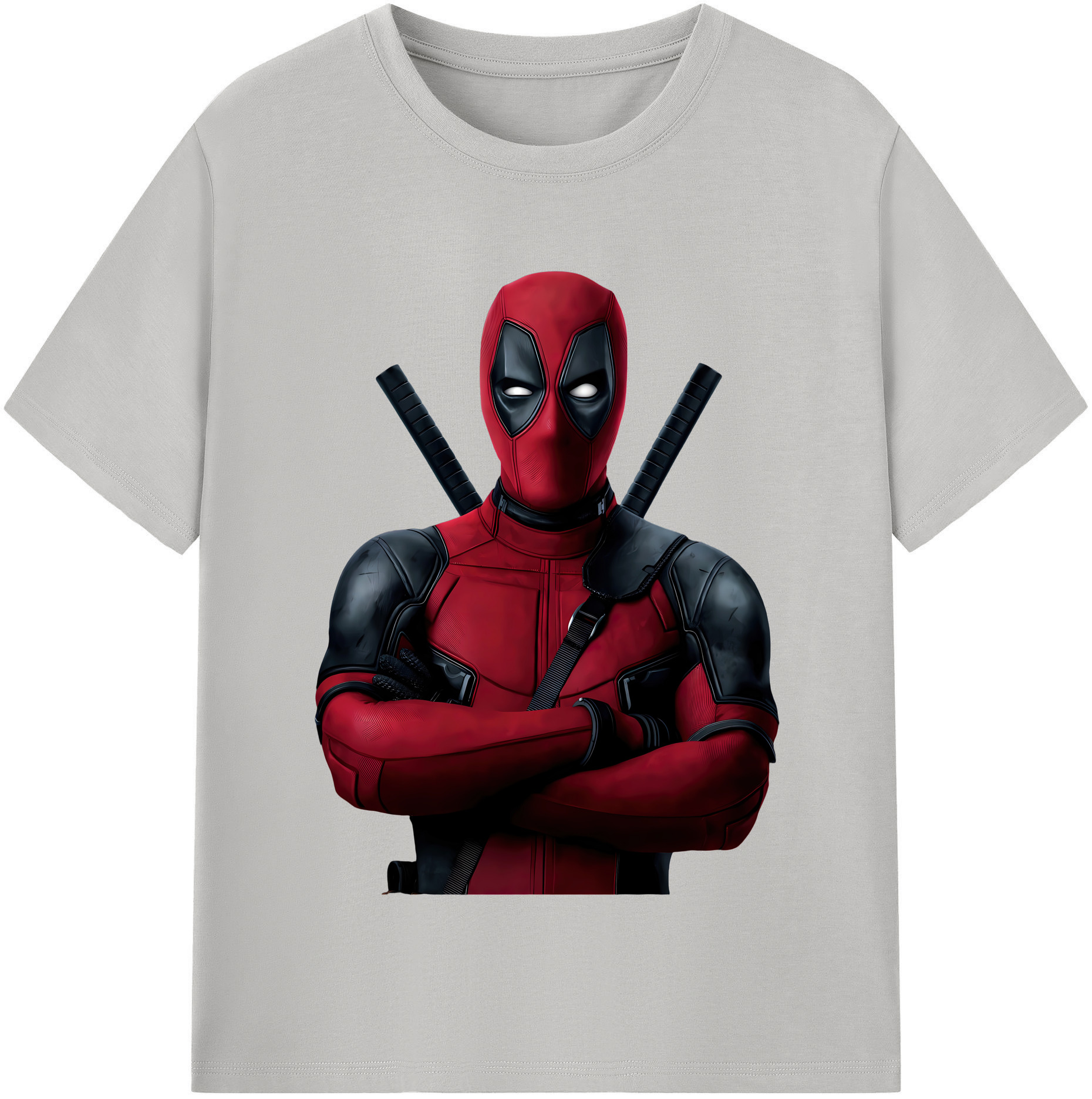 （画像用） Deadpool デッドプール レディースカジュアルプリントTシャツ（綿100％）