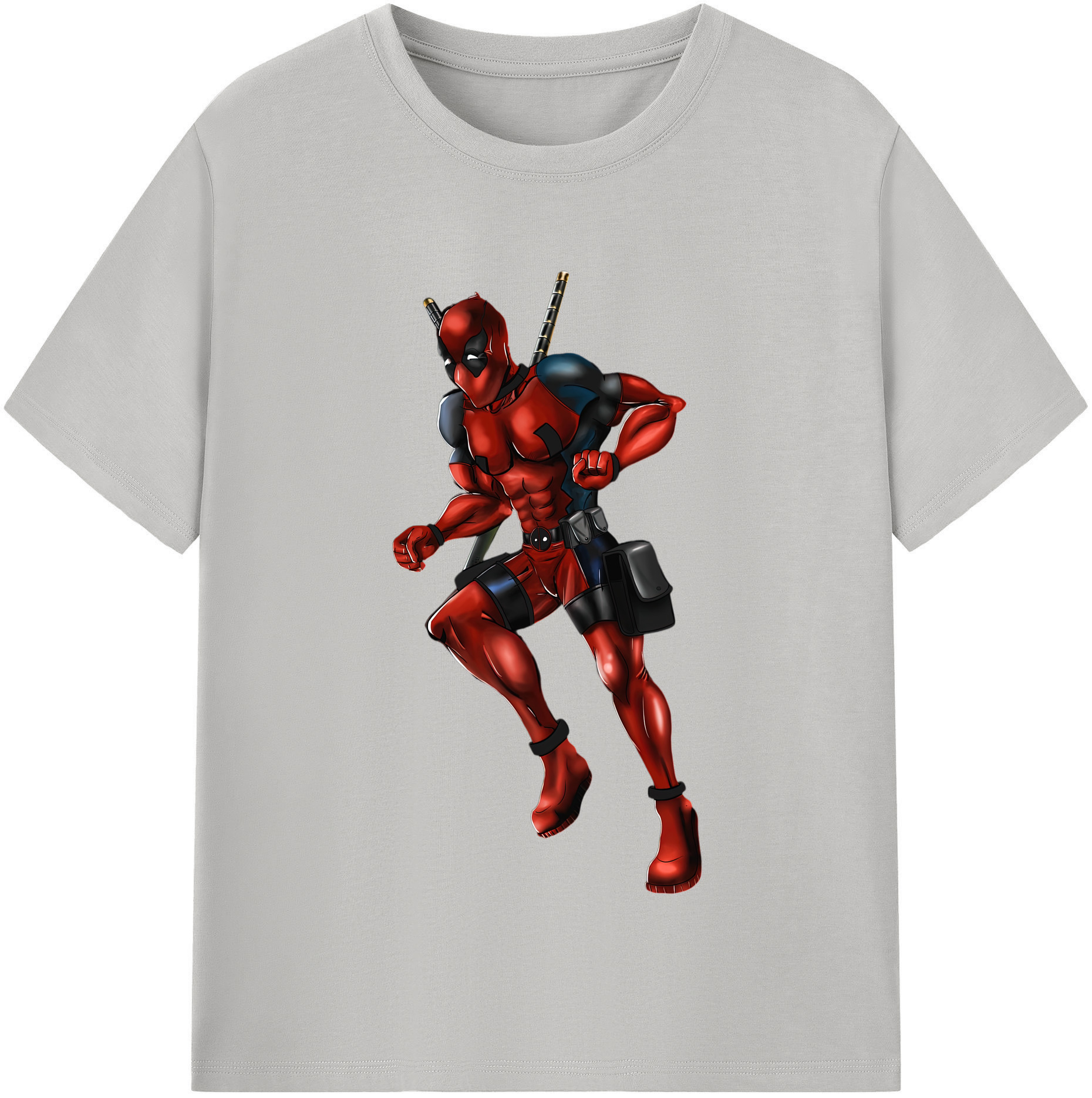 （画像用） Deadpool デッドプール レディースカジュアルプリントTシャツ（綿100％）