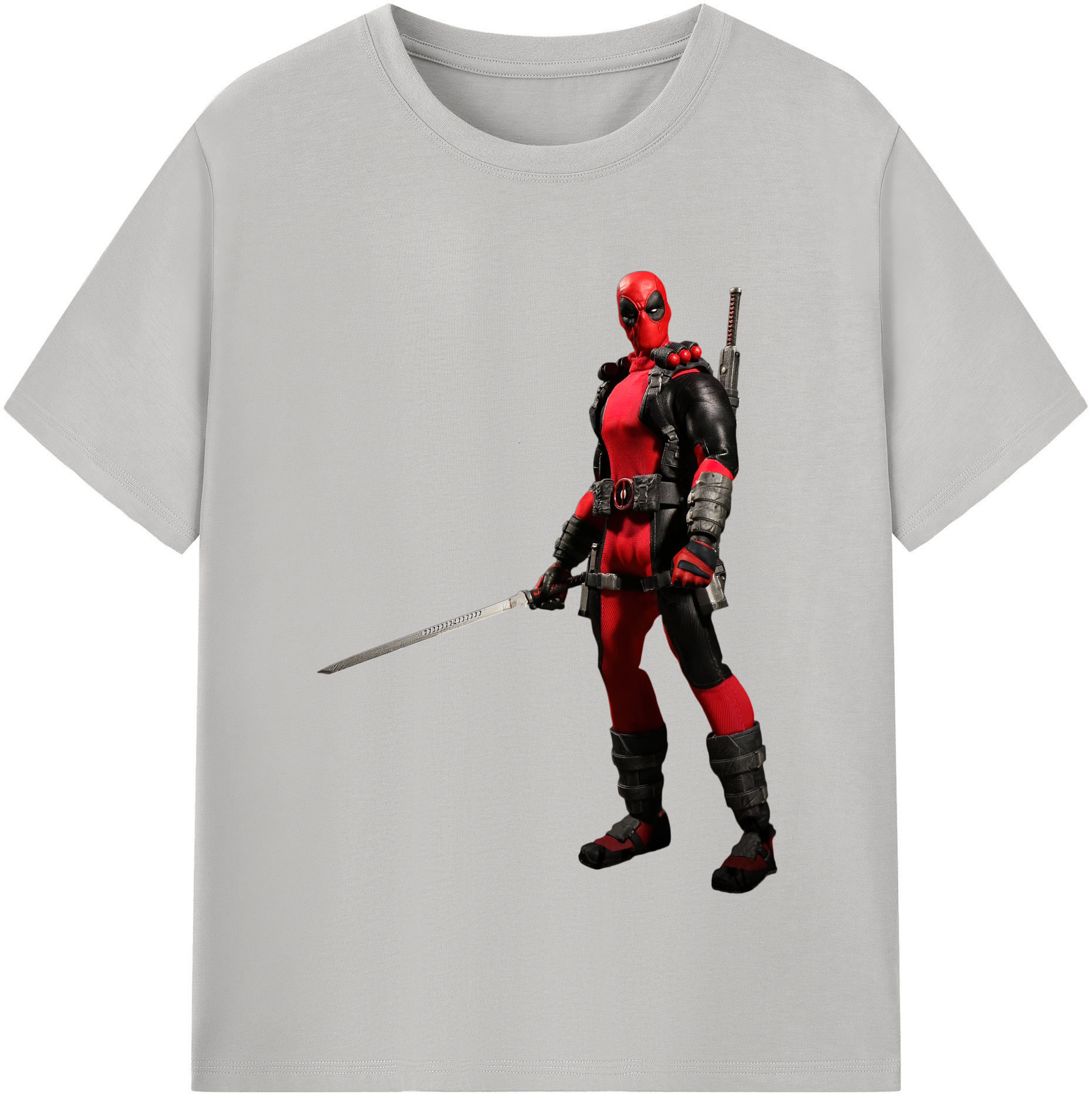 （画像用） Deadpool デッドプール レディースカジュアルプリントTシャツ（綿100％）