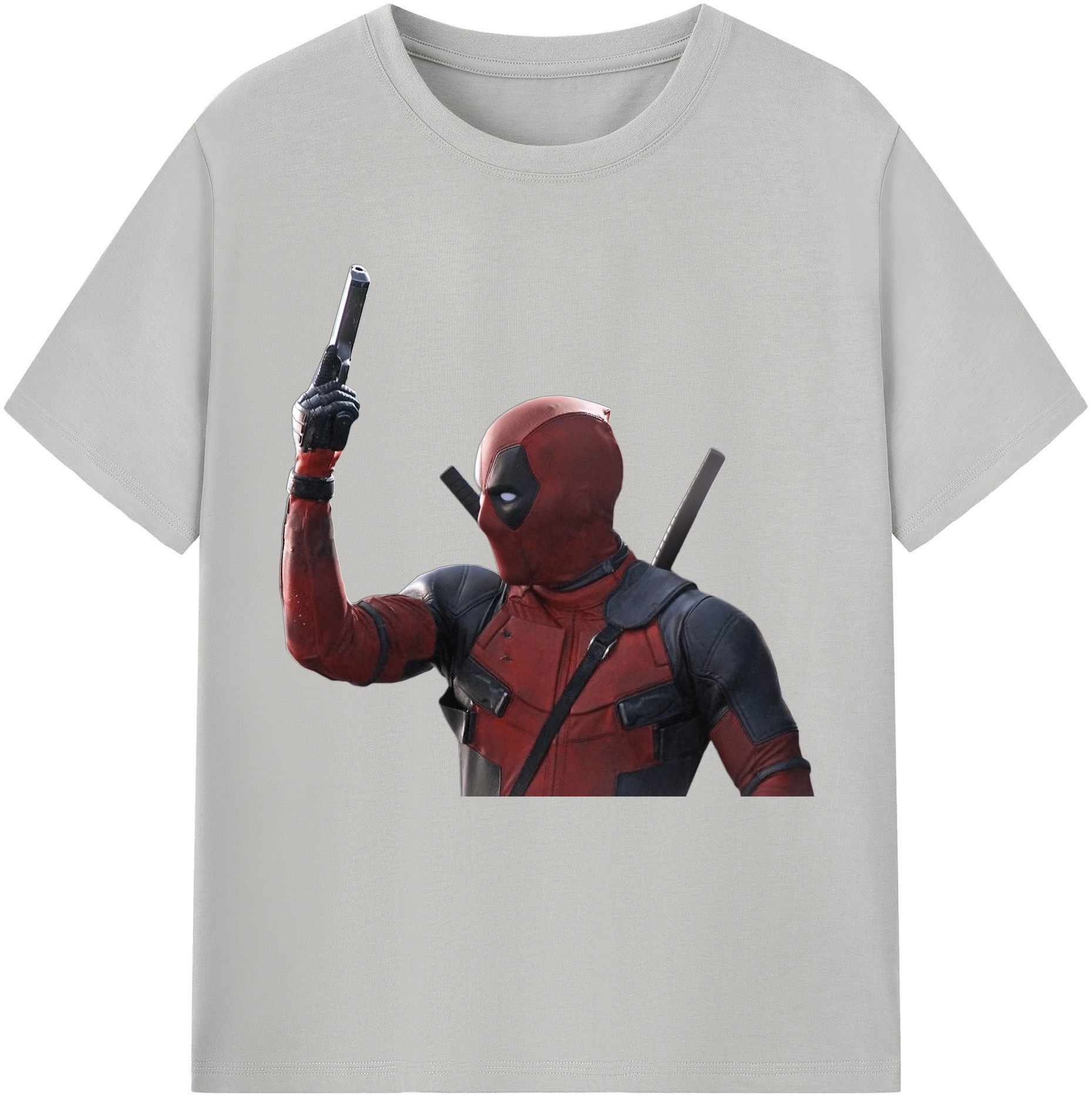 （画像用） Deadpool デッドプール レディースカジュアルプリントTシャツ（綿100％）
