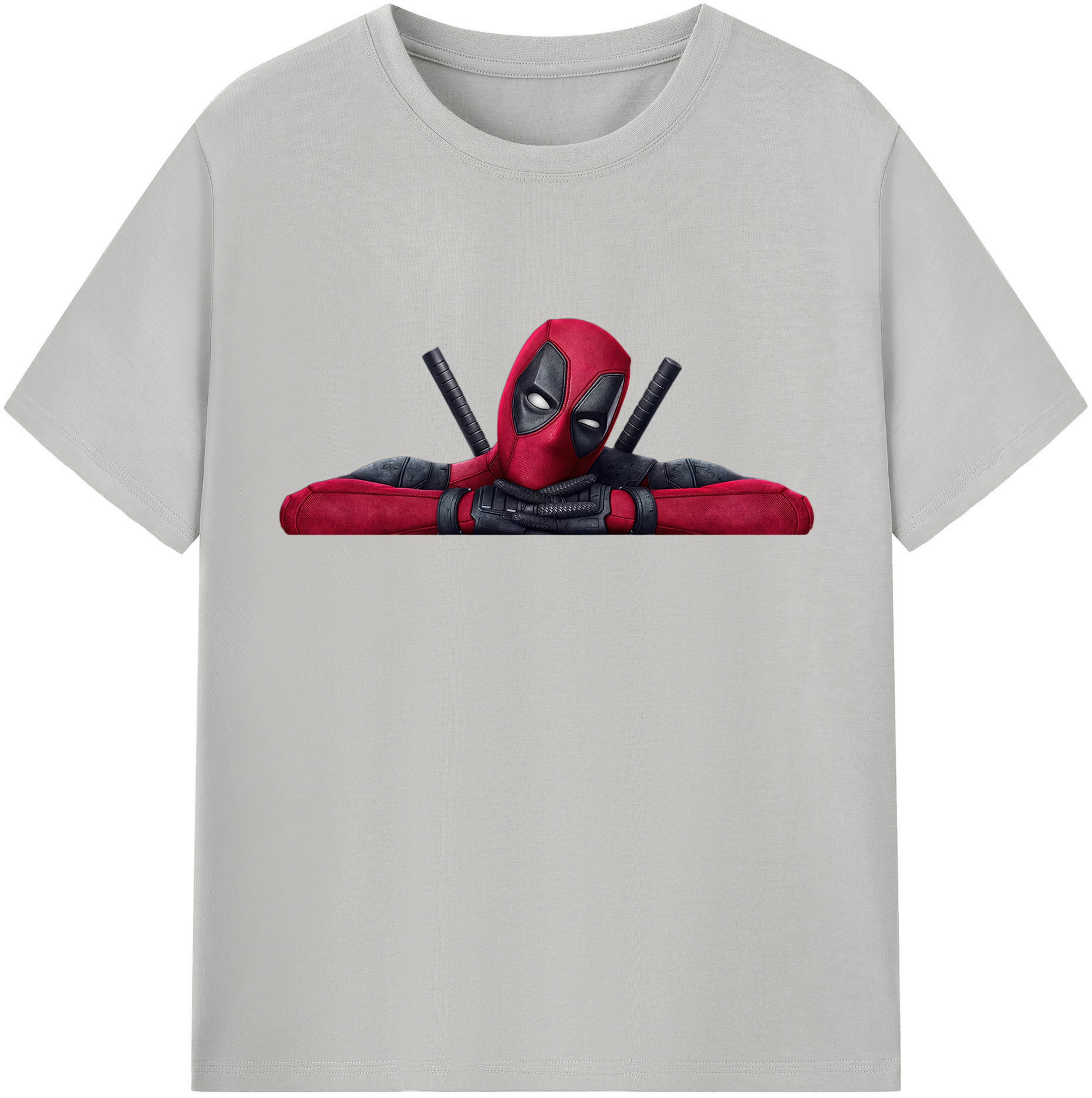 （画像用） Deadpool デッドプール レディースカジュアルプリントTシャツ（綿100％）