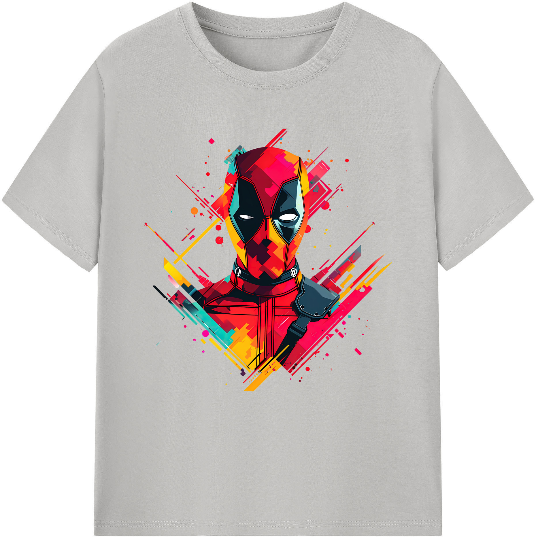 （画像用） Deadpool デッドプール レディースカジュアルプリントTシャツ（綿100％）