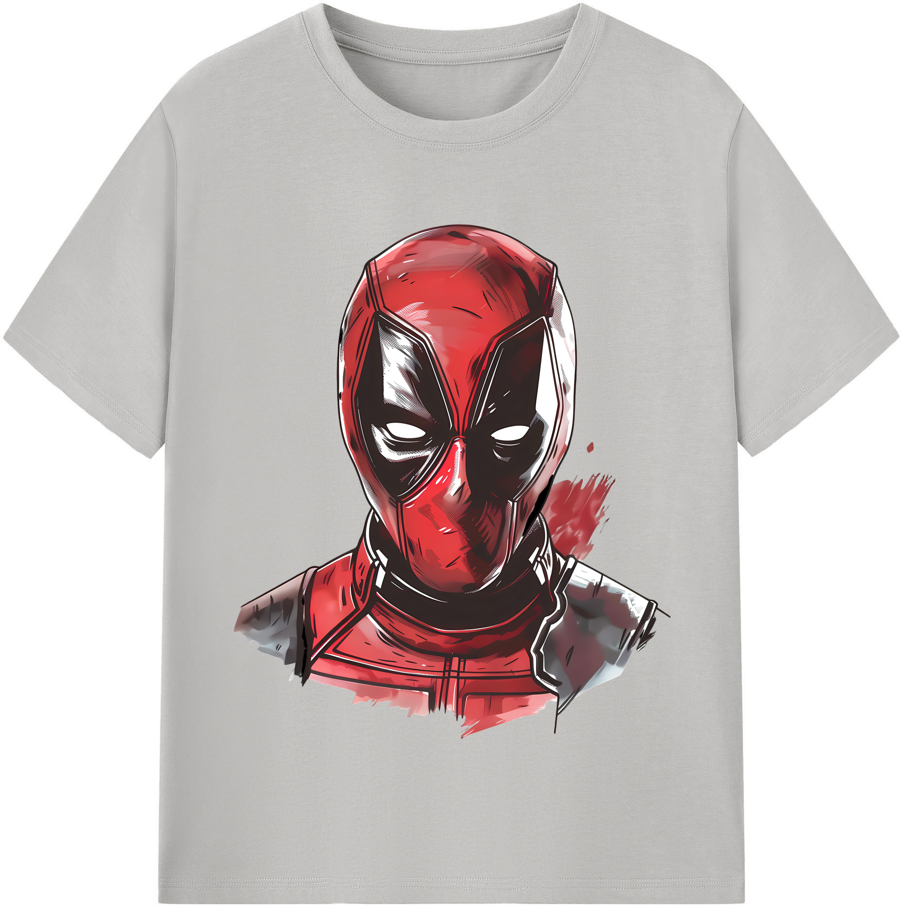 （画像用） Deadpool デッドプール レディースカジュアルプリントTシャツ（綿100％）