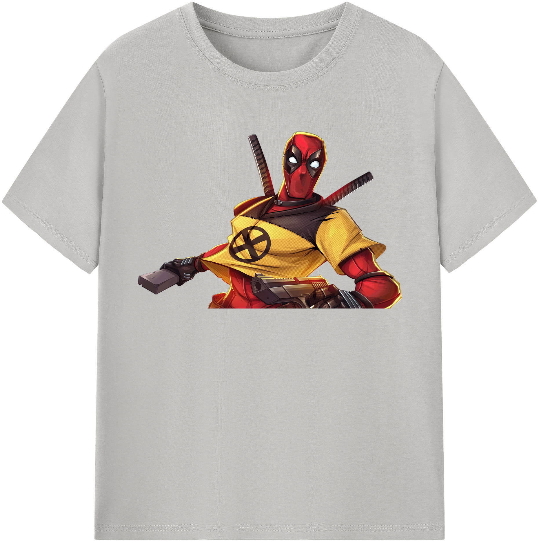 （画像用） Deadpool デッドプール レディースカジュアルプリントTシャツ（綿100％）