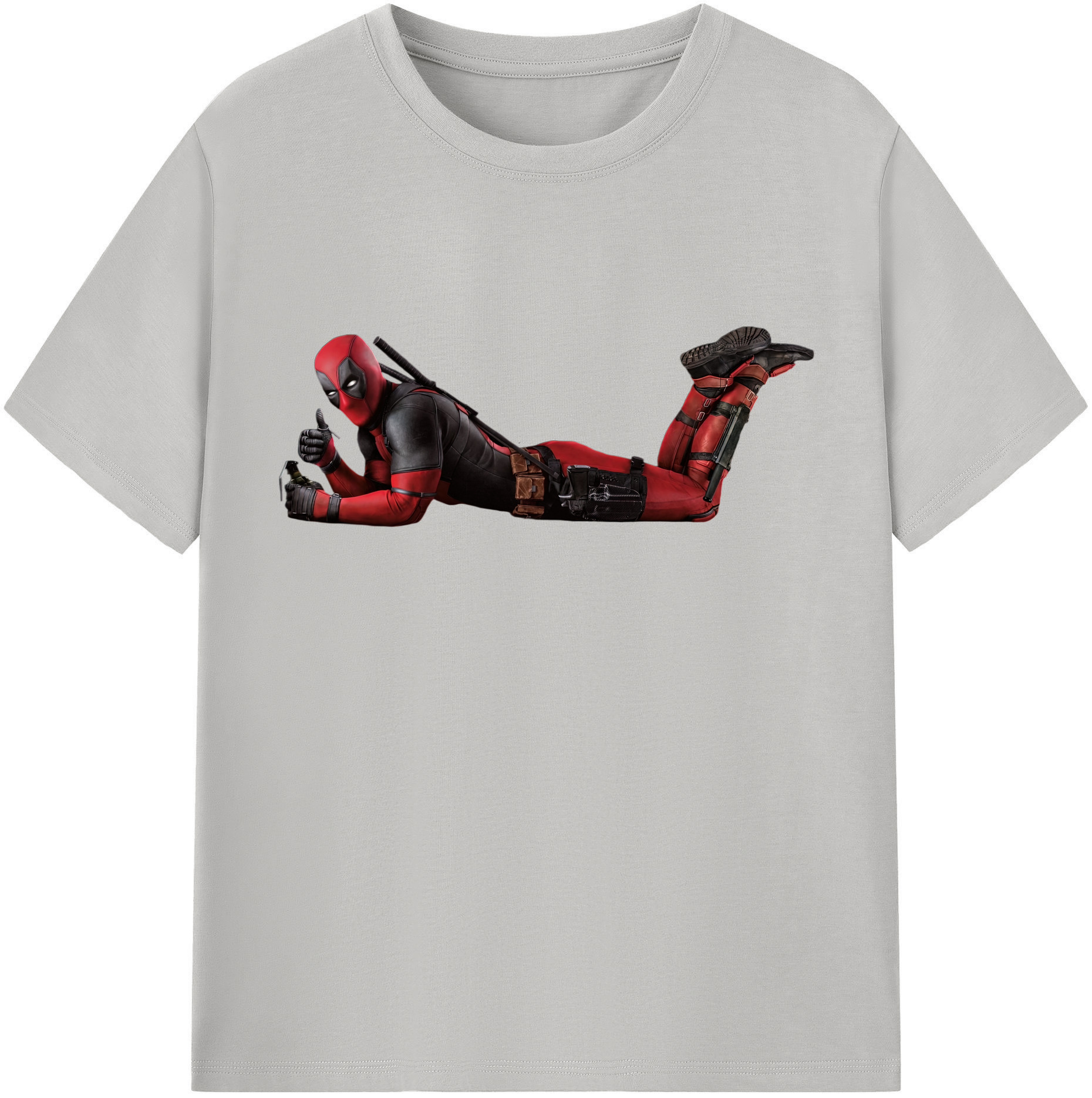 （画像用） Deadpool デッドプール レディースカジュアルプリントTシャツ（綿100％）