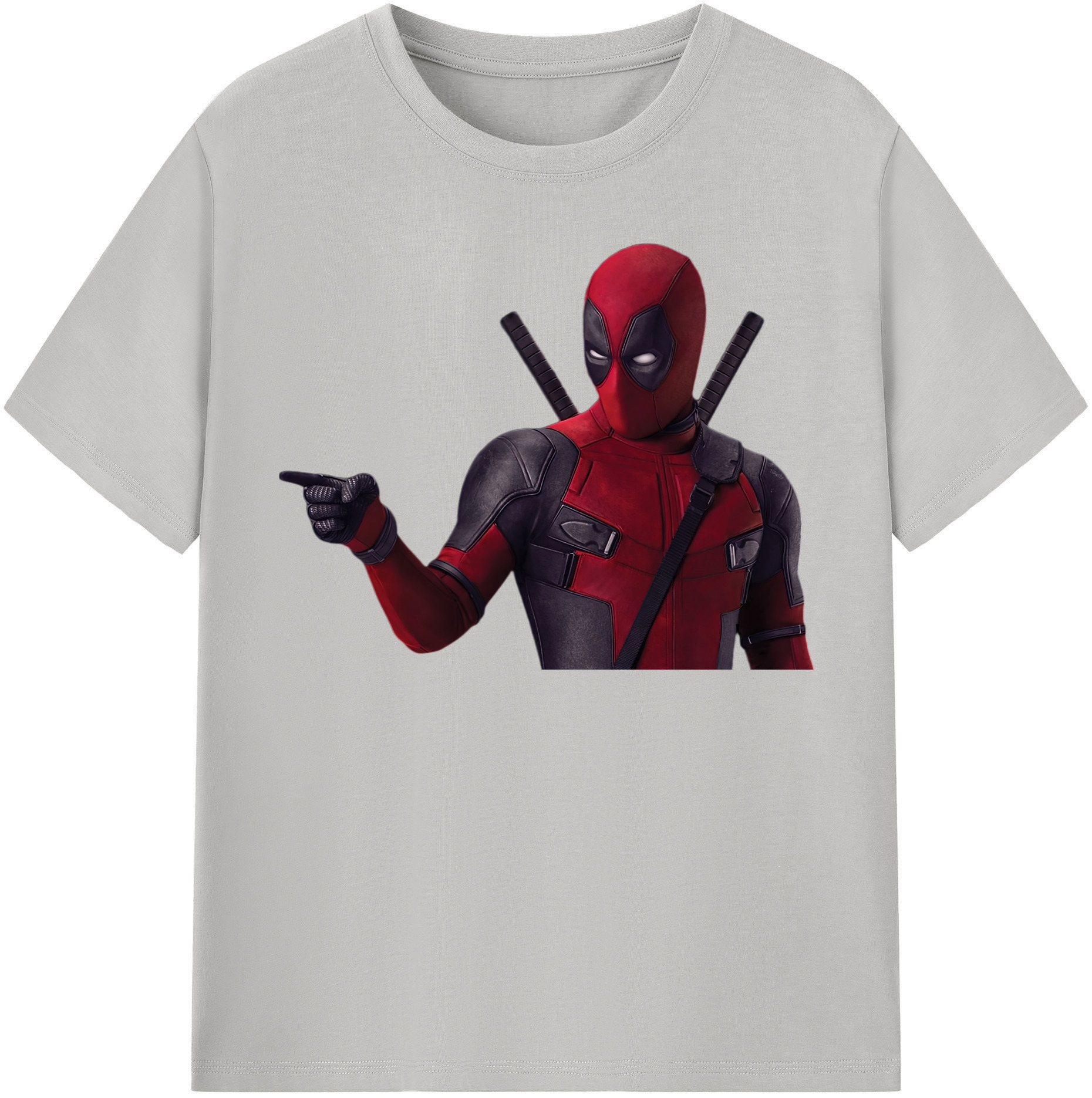 （画像用） Deadpool デッドプール レディースカジュアルプリントTシャツ（綿100％）