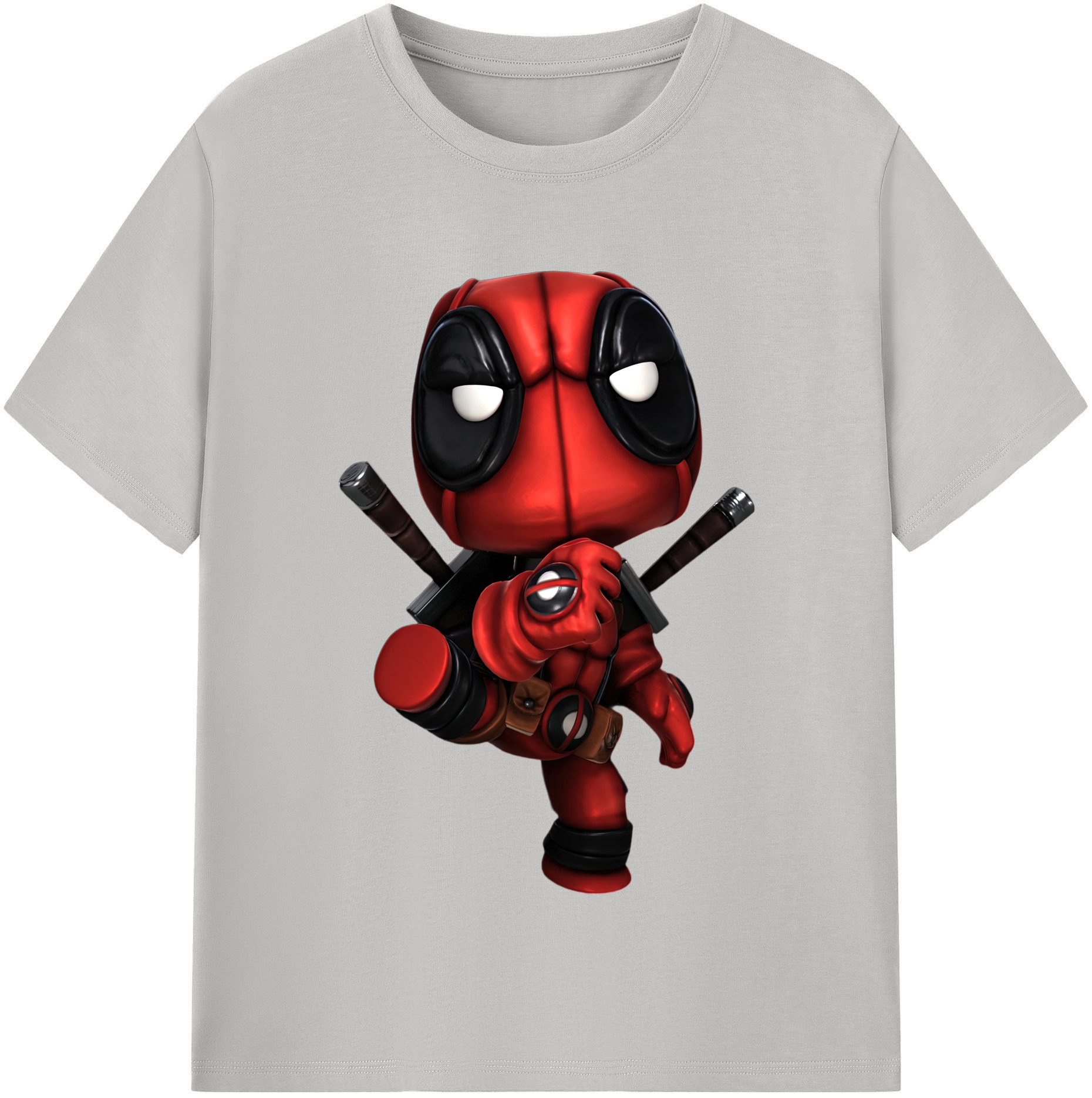 （画像用） Deadpool デッドプール レディースカジュアルプリントTシャツ（綿100％）