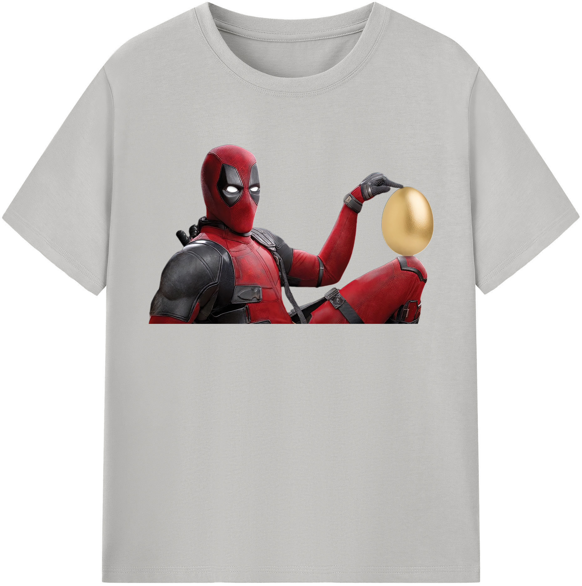 （画像用） Deadpool デッドプール レディースカジュアルプリントTシャツ（綿100％）