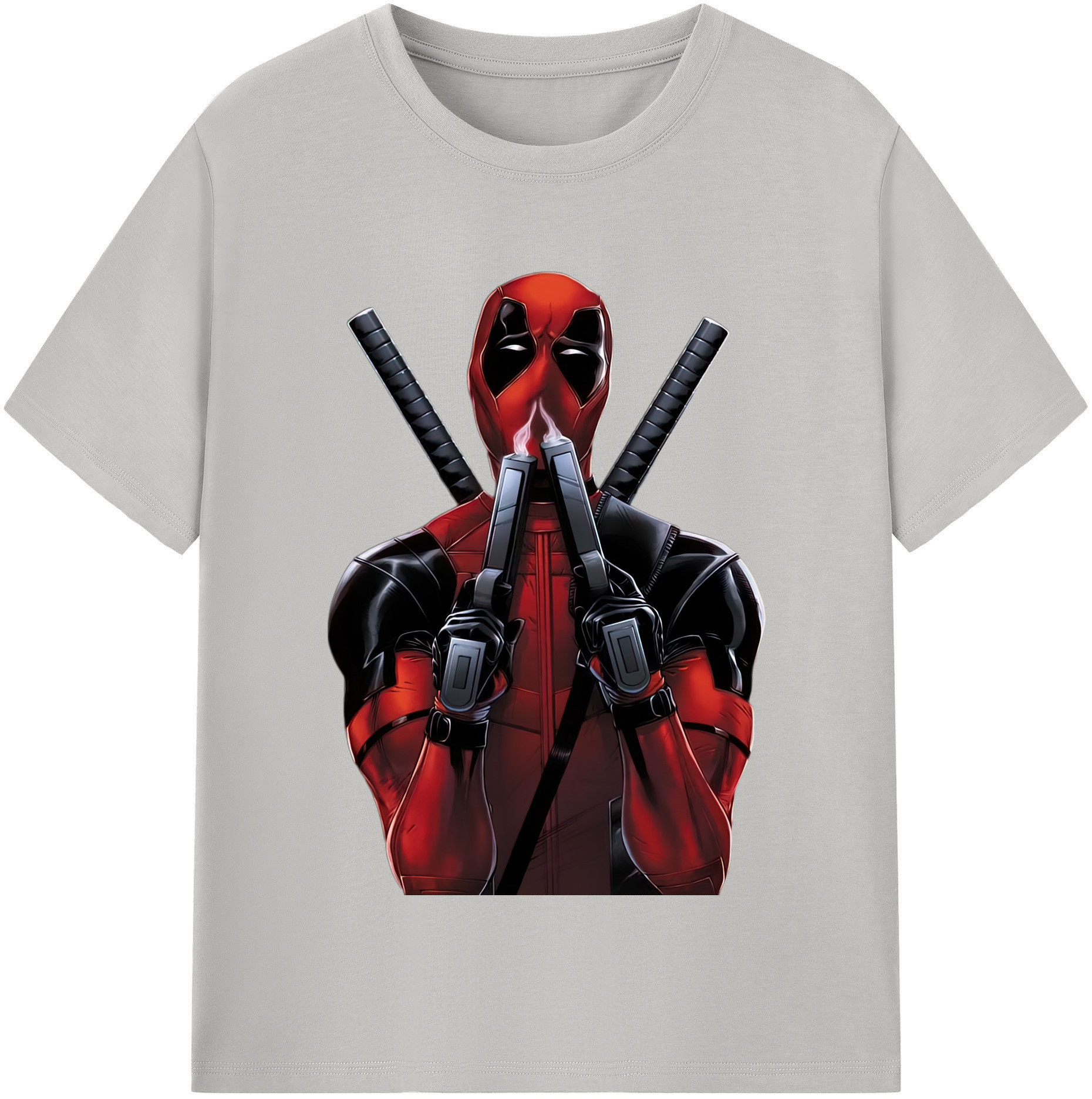 （画像用） Deadpool デッドプール レディースカジュアルプリントTシャツ（綿100％）