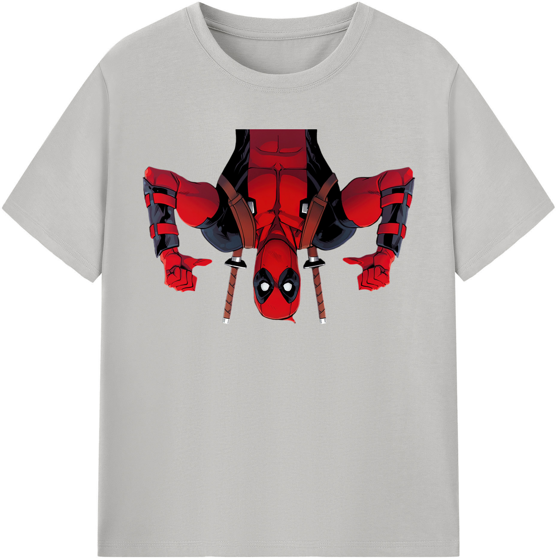 （画像用） Deadpool デッドプール レディースカジュアルプリントTシャツ（綿100％）