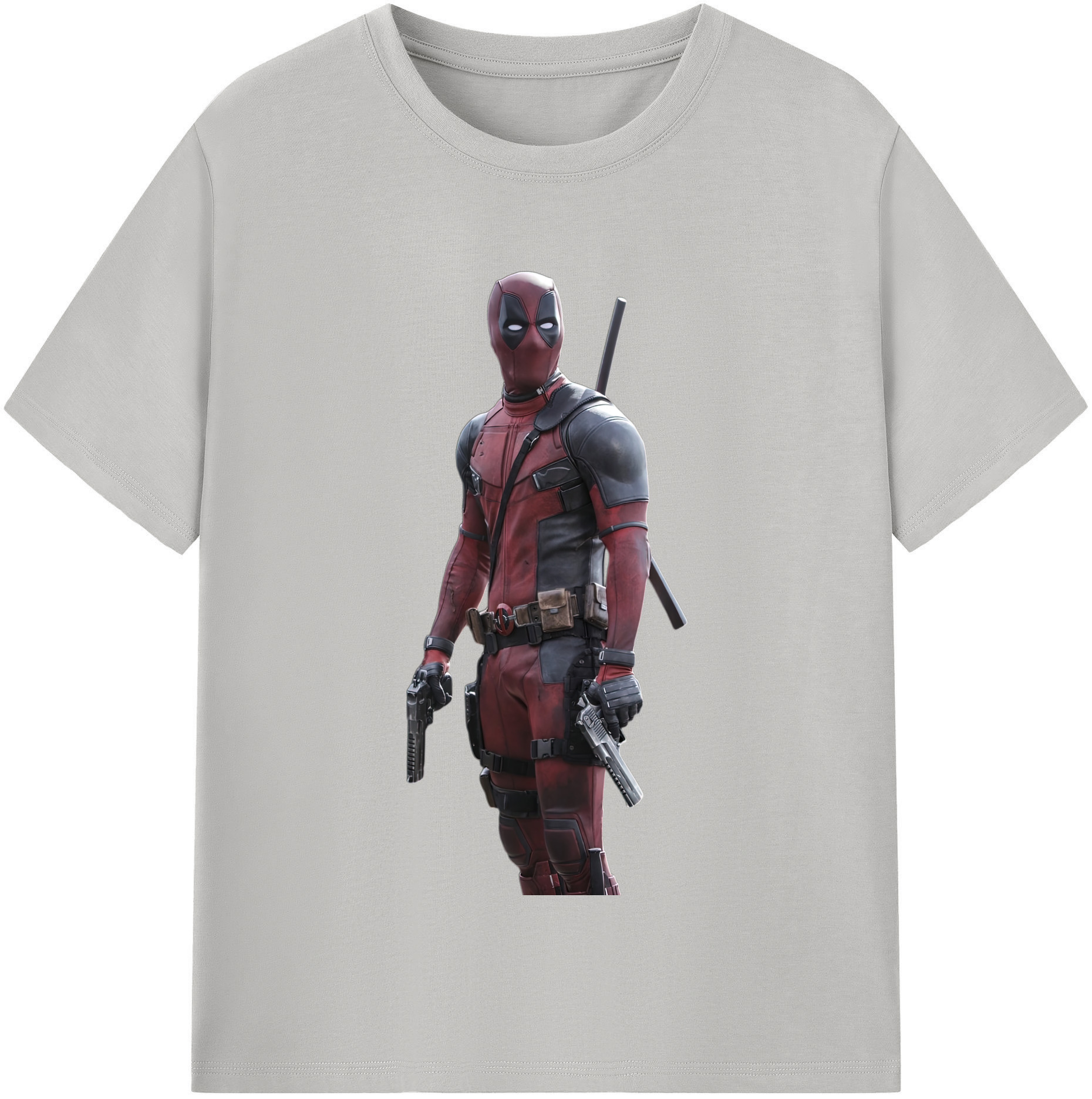 （画像用） Deadpool デッドプール レディースカジュアルプリントTシャツ（綿100％）