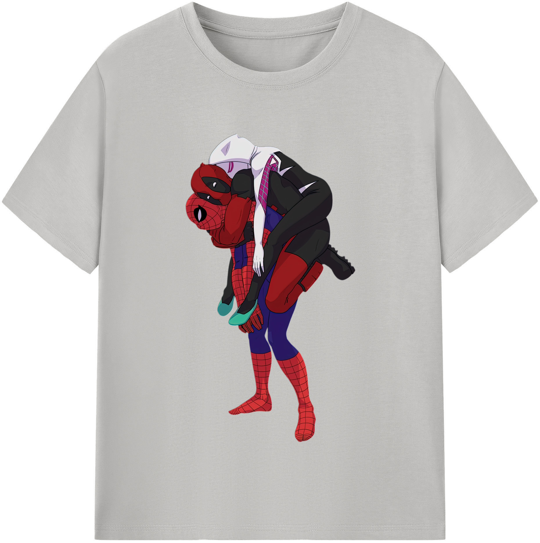（画像用） Deadpool デッドプール レディースカジュアルプリントTシャツ（綿100％）