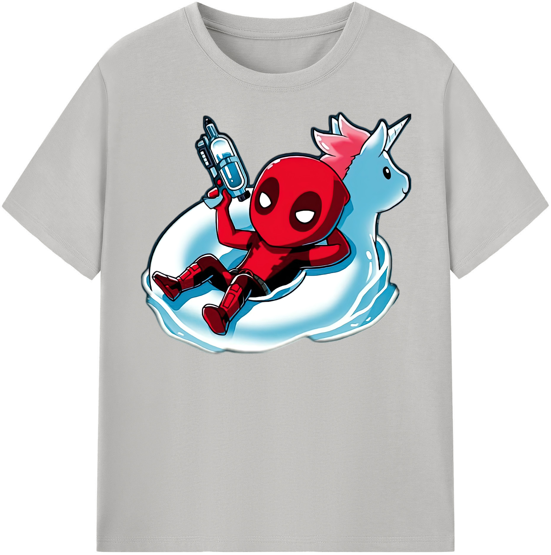 （画像用） Deadpool デッドプール レディースカジュアルプリントTシャツ（綿100％）