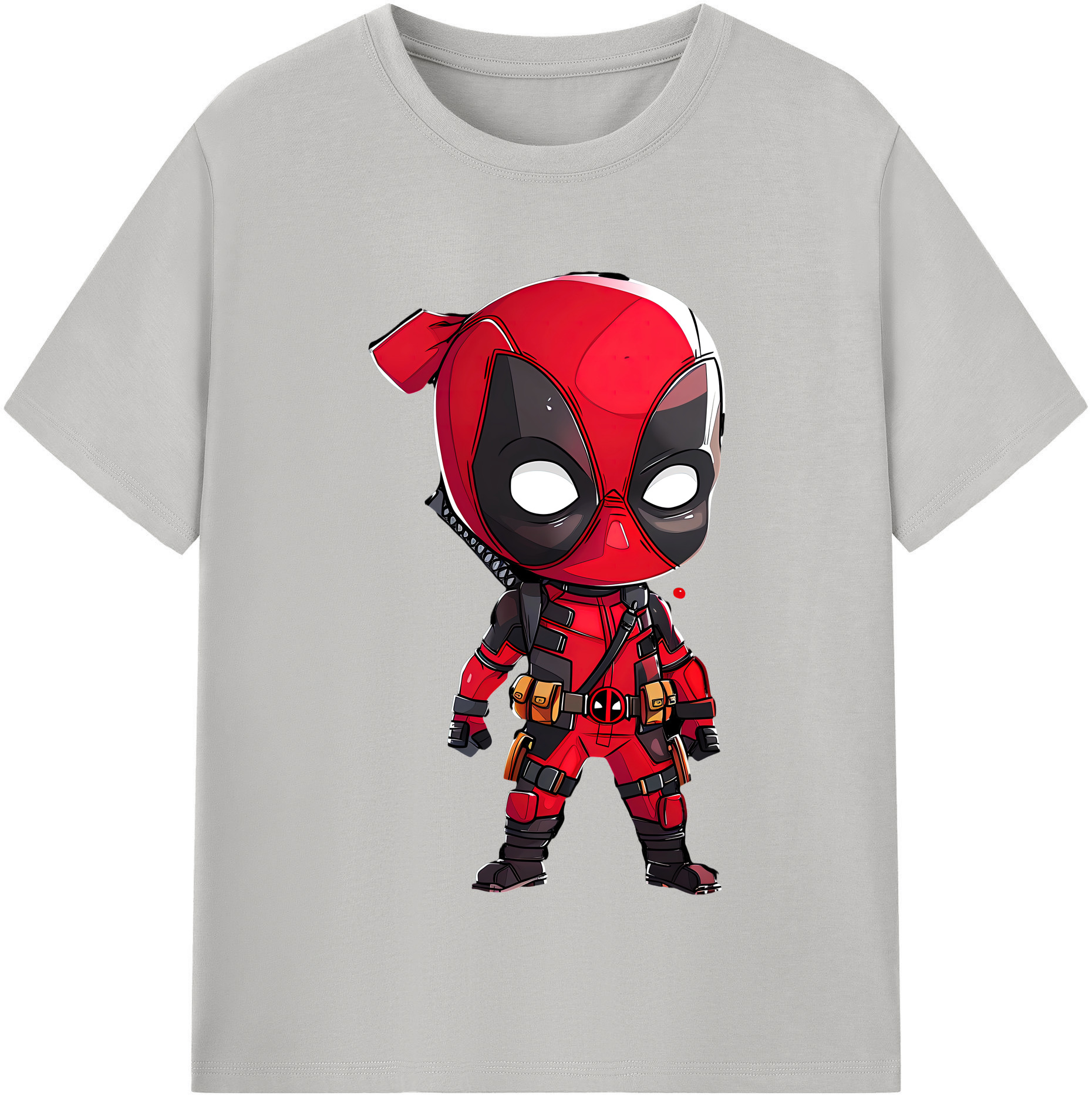 （画像用） Deadpool デッドプール レディースカジュアルプリントTシャツ（綿100％）