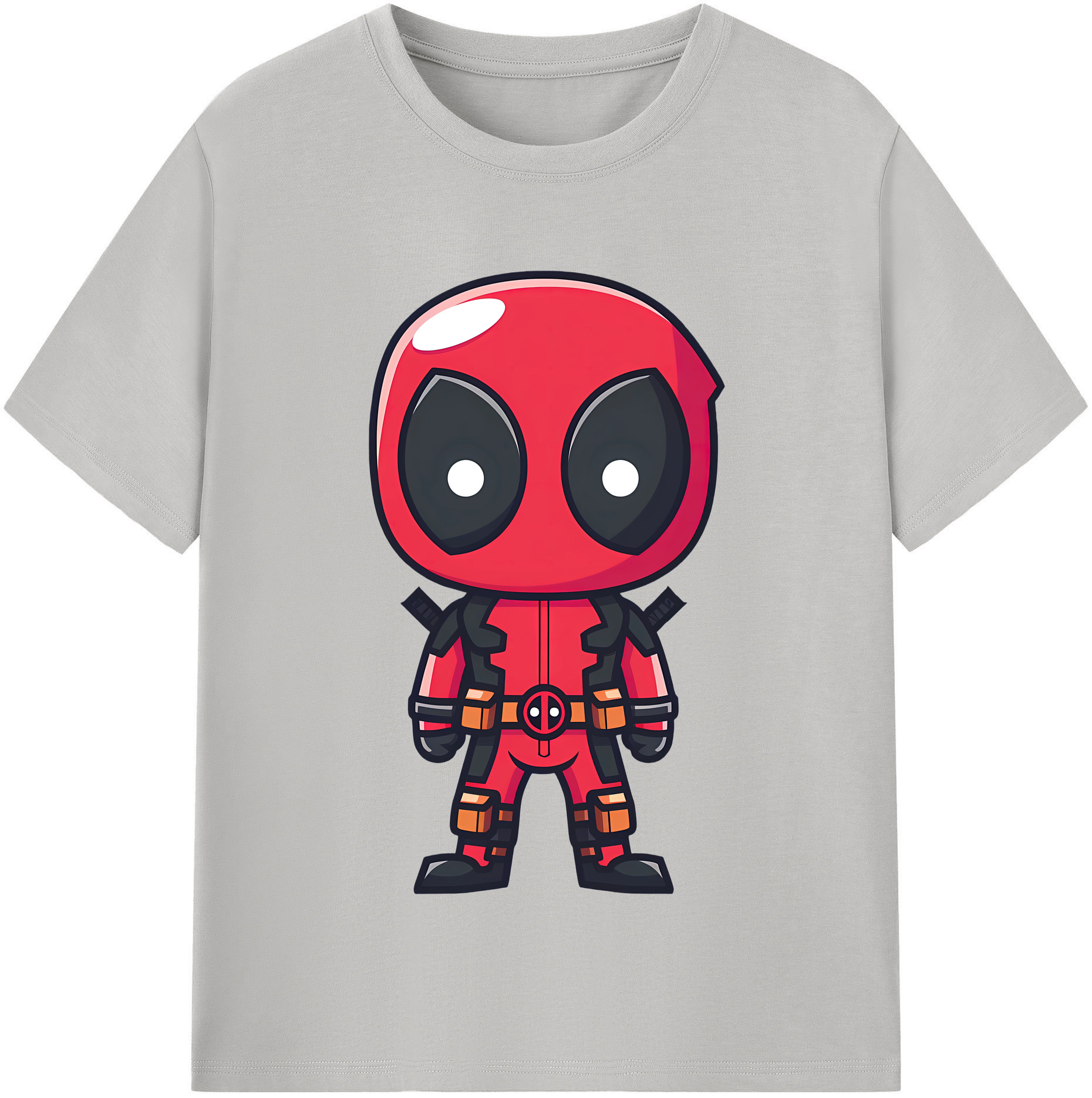 （画像用） Deadpool デッドプール レディースカジュアルプリントTシャツ（綿100％）