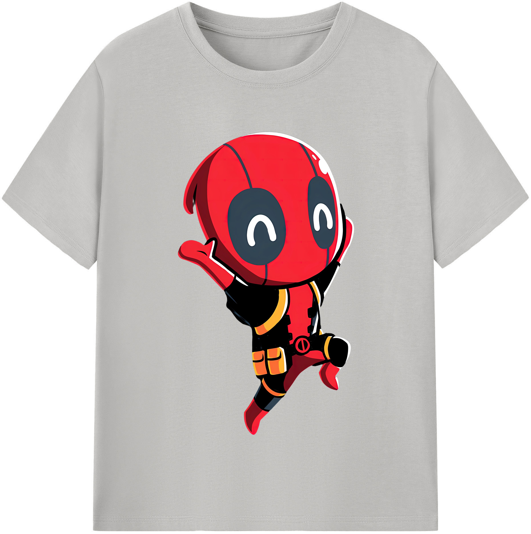 （画像用） Deadpool デッドプール レディースカジュアルプリントTシャツ（綿100％）