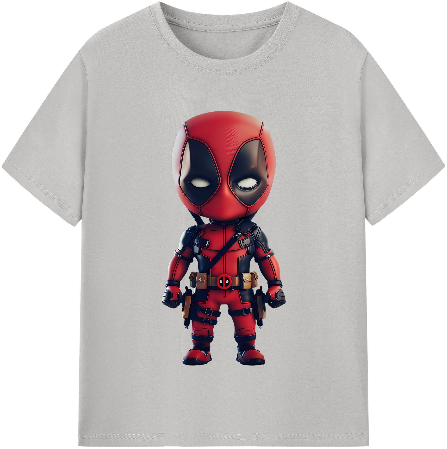 （画像用） Deadpool デッドプール レディースカジュアルプリントTシャツ（綿100％）