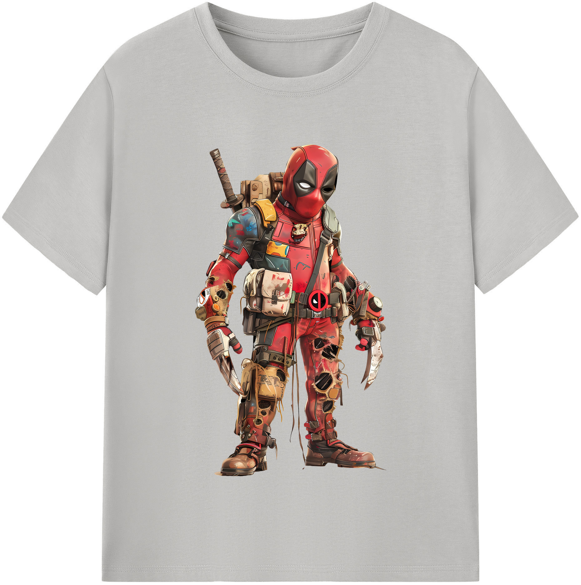（画像用） Deadpool デッドプール レディースカジュアルプリントTシャツ（綿100％）
