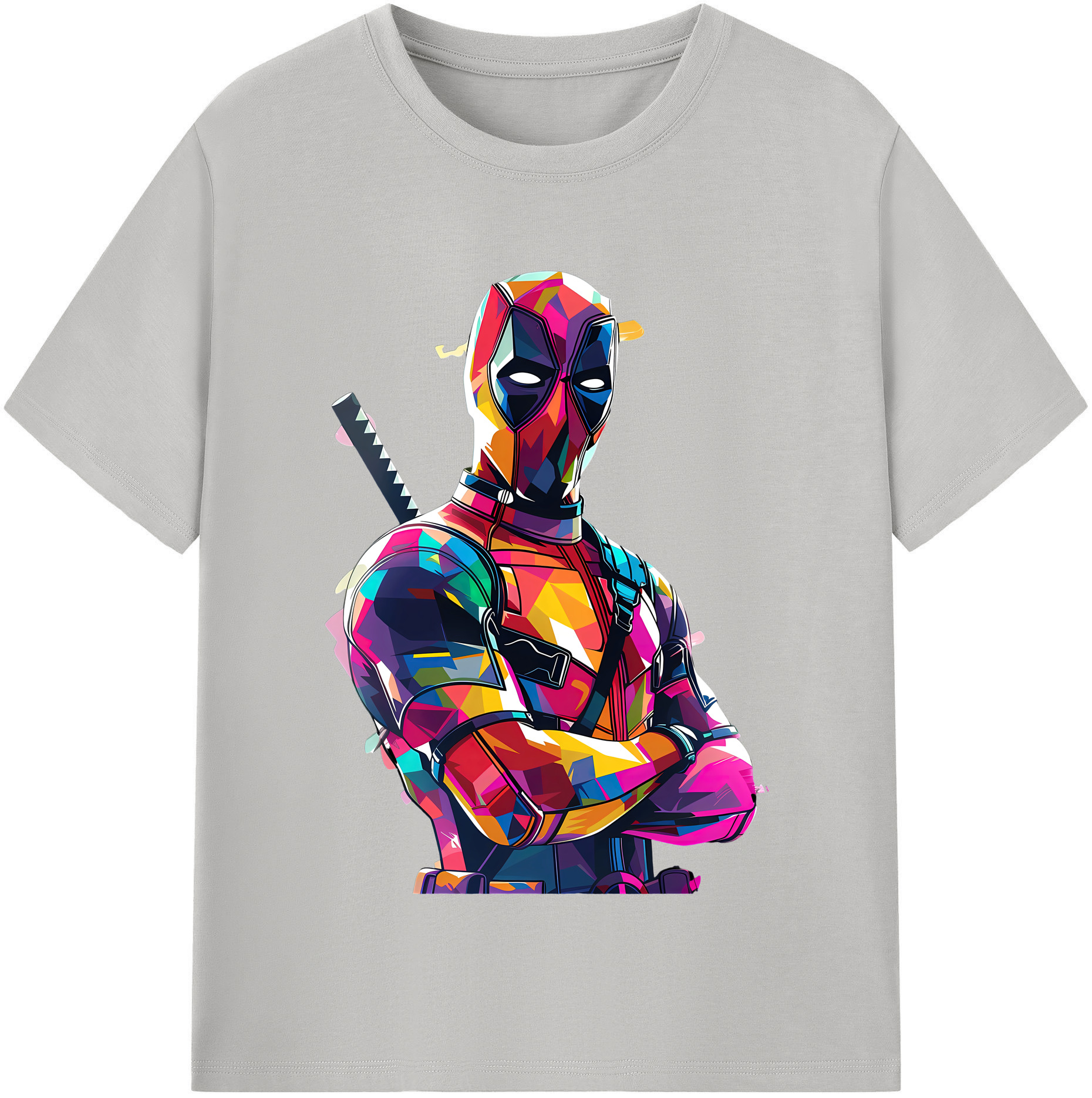 （画像用） Deadpool デッドプール レディースカジュアルプリントTシャツ（綿100％）