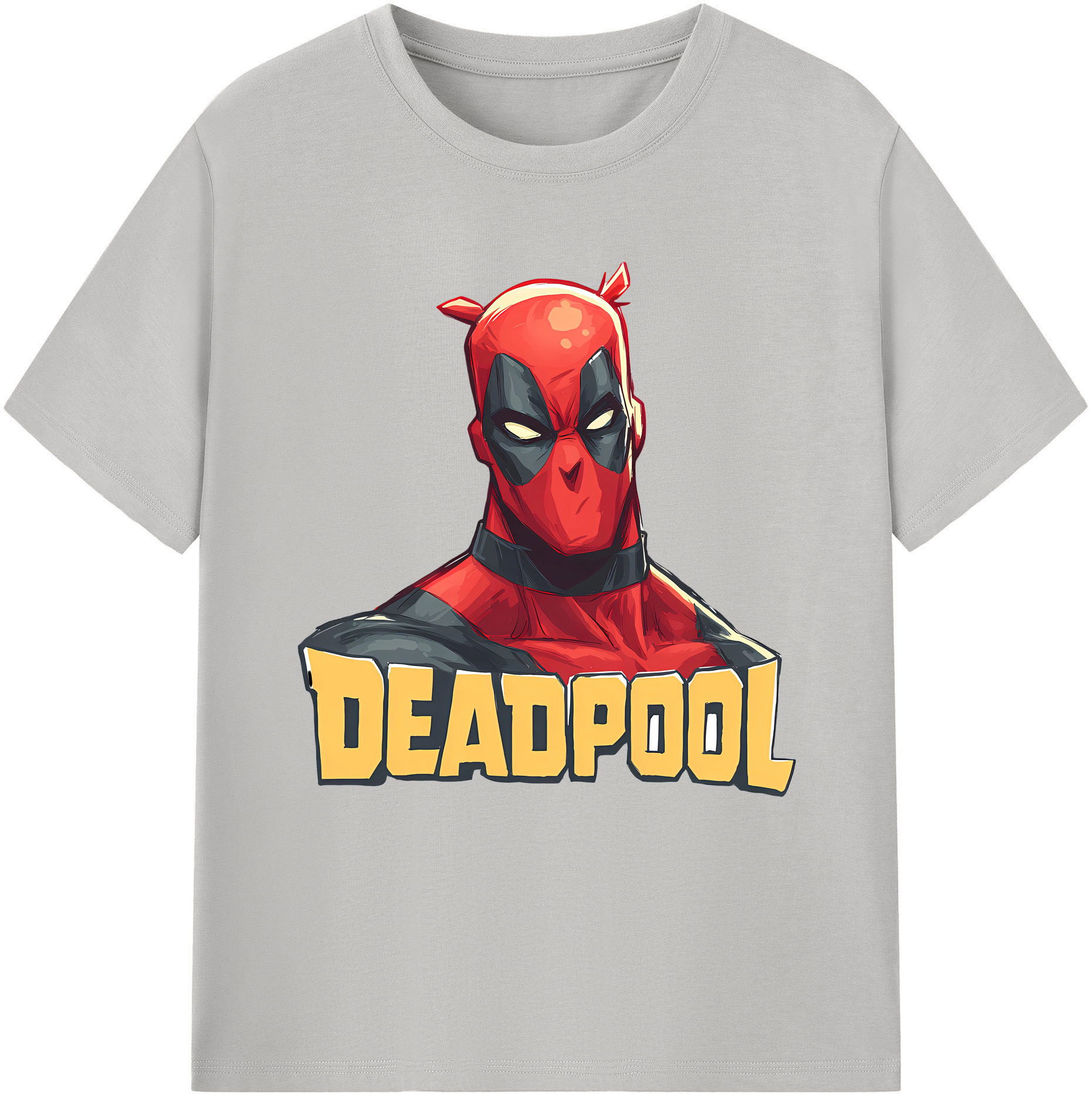 （画像用） Deadpool デッドプール レディースカジュアルプリントTシャツ（綿100％）