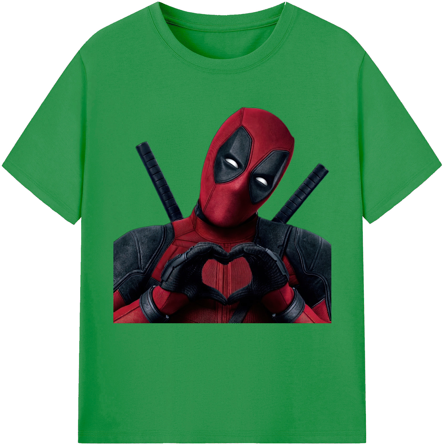 （画像用） Deadpool デッドプール レディースカジュアルプリントTシャツ（綿100％）