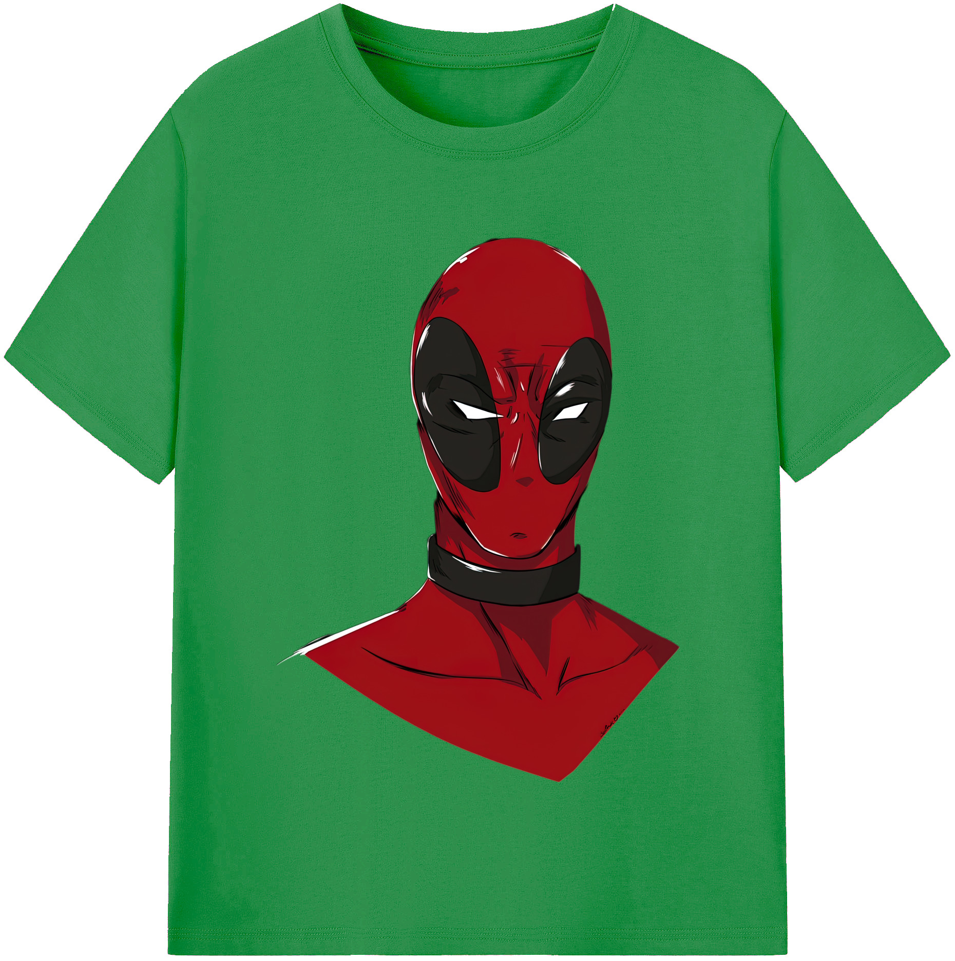 （画像用） Deadpool デッドプール レディースカジュアルプリントTシャツ（綿100％）