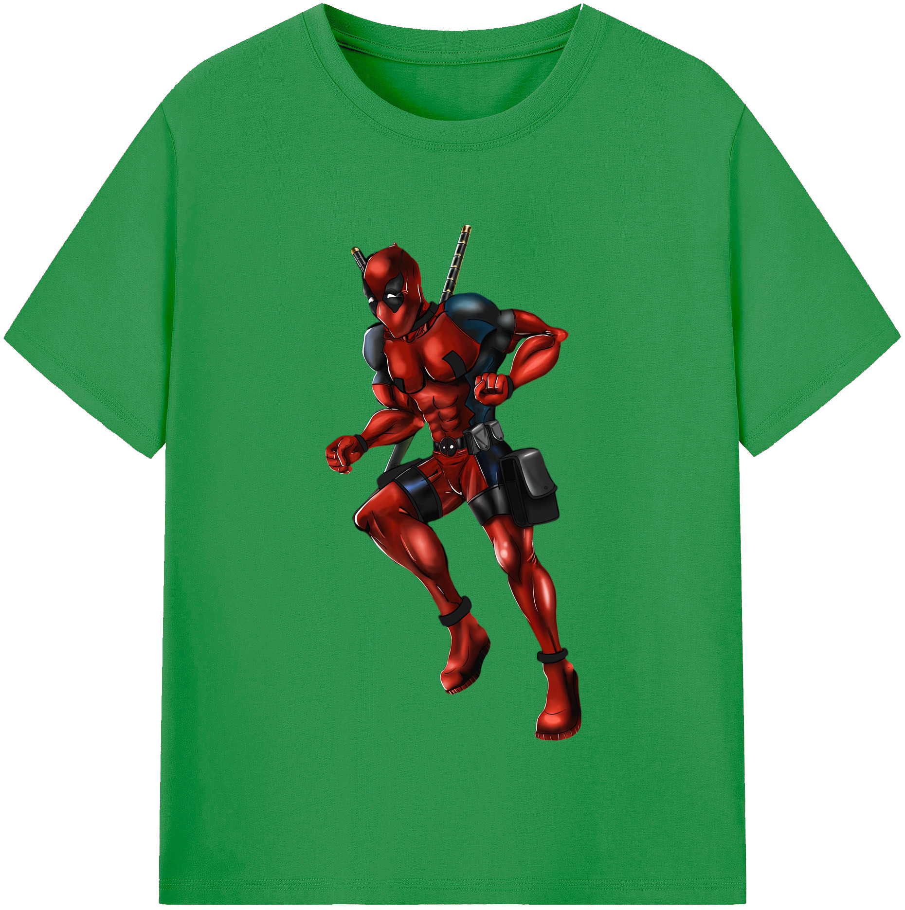 （画像用） Deadpool デッドプール レディースカジュアルプリントTシャツ（綿100％）