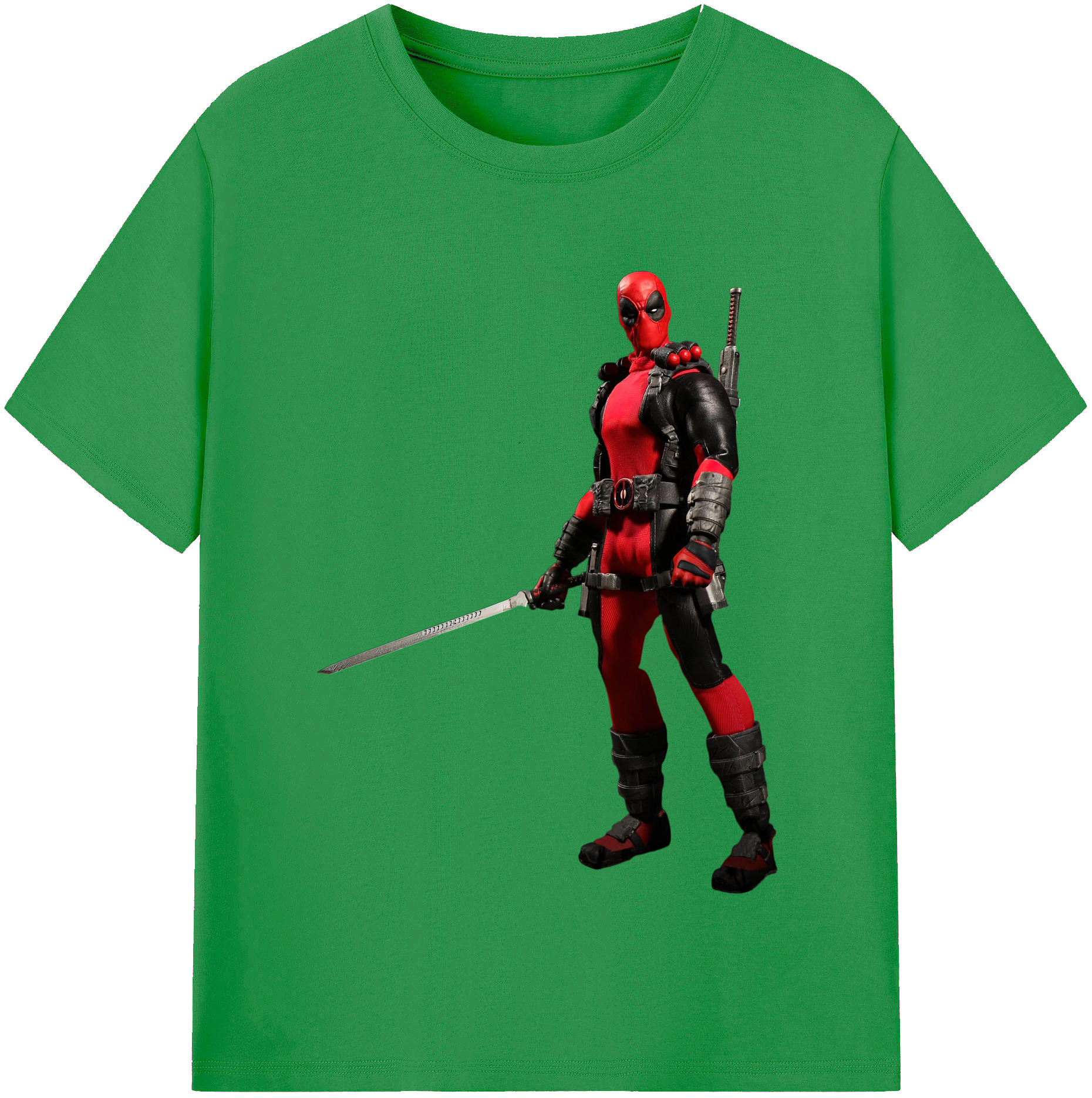 （画像用） Deadpool デッドプール レディースカジュアルプリントTシャツ（綿100％）