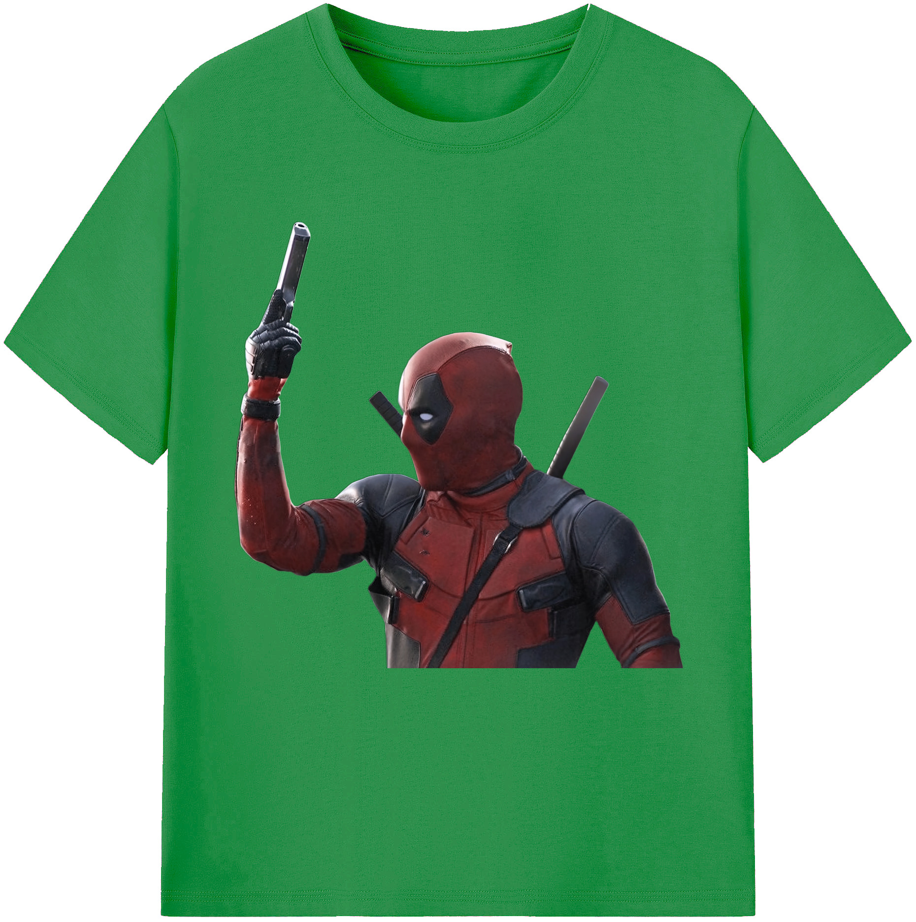 （画像用） Deadpool デッドプール レディースカジュアルプリントTシャツ（綿100％）