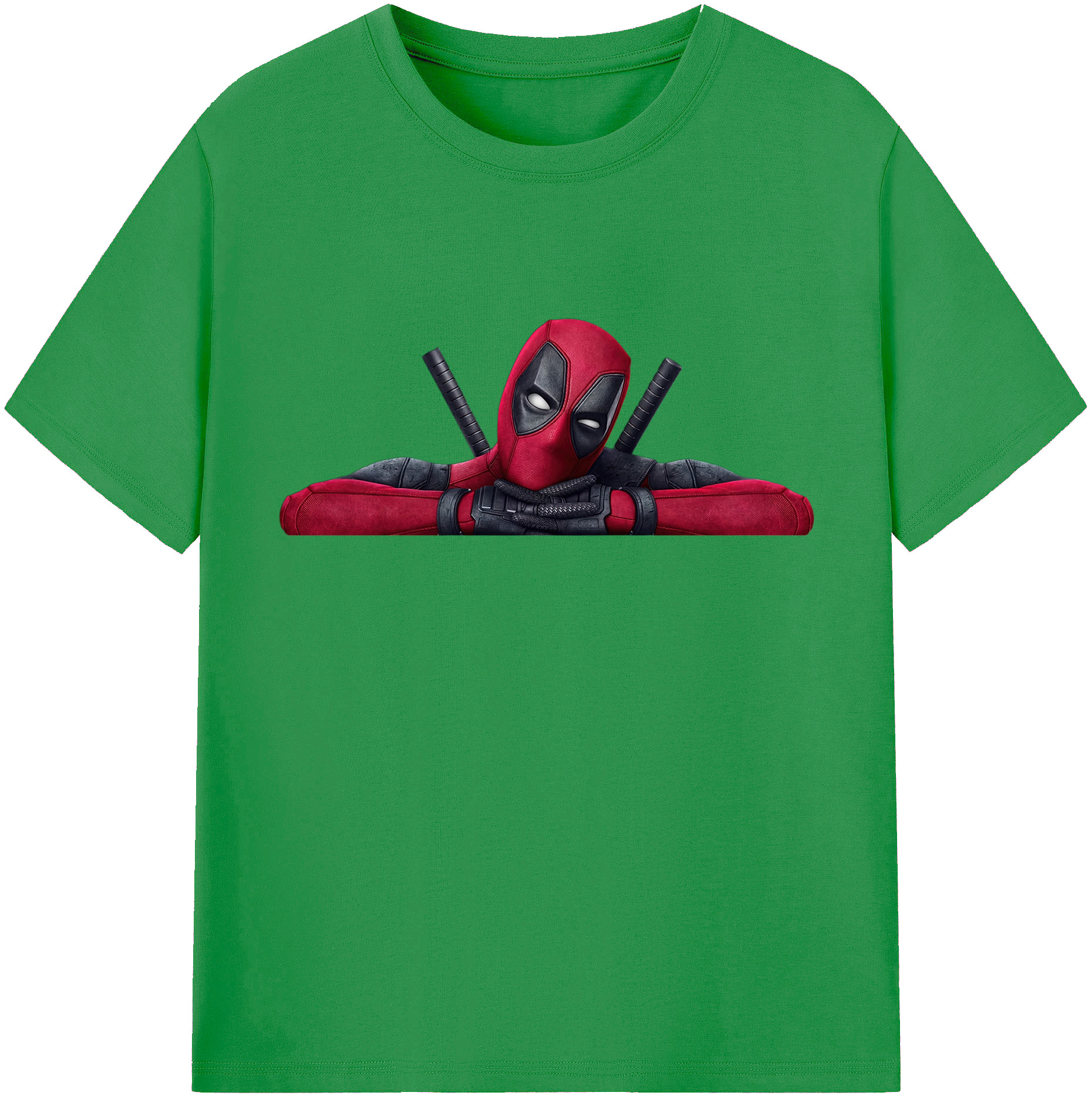 （画像用） Deadpool デッドプール レディースカジュアルプリントTシャツ（綿100％）