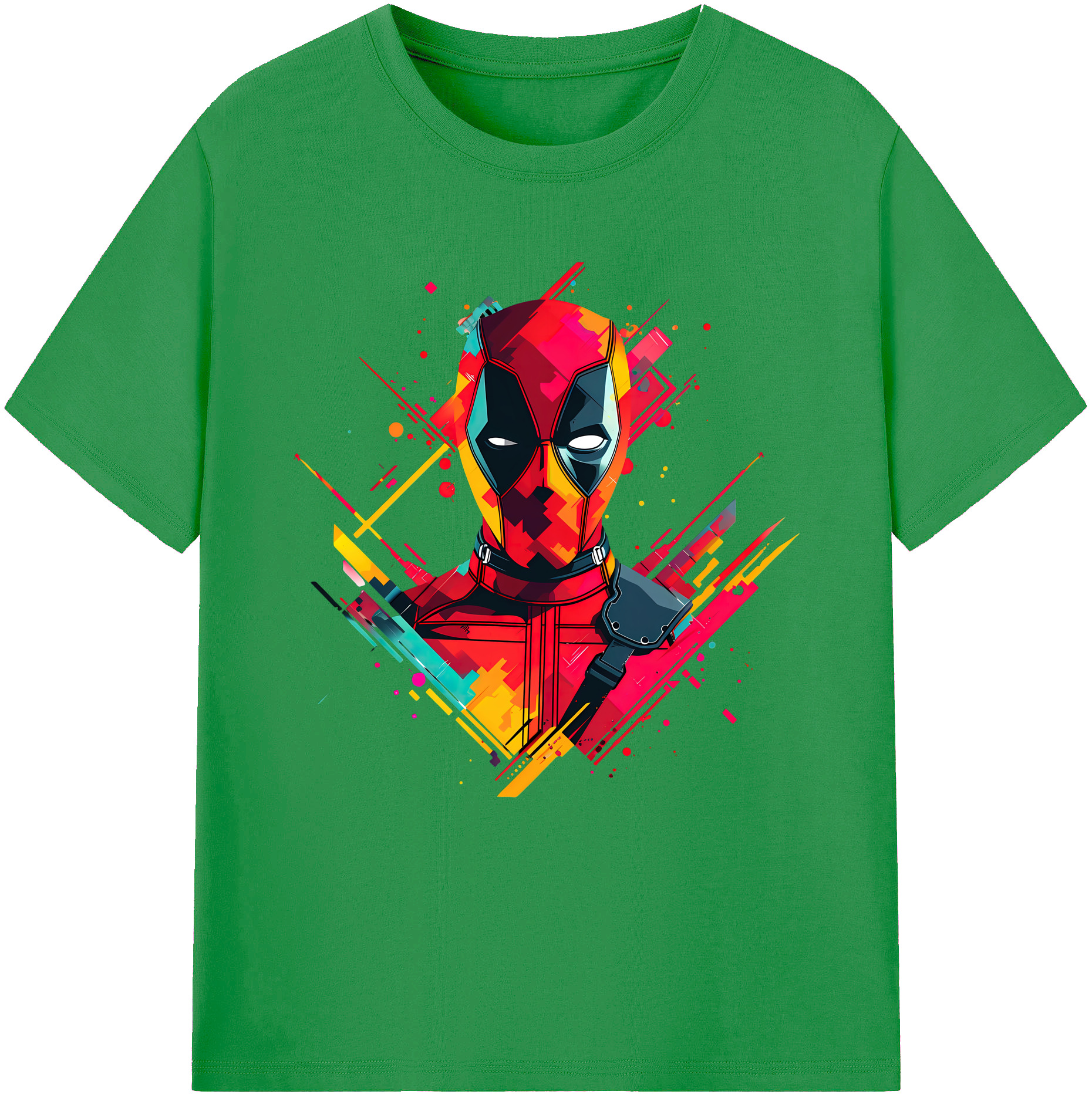 （画像用） Deadpool デッドプール レディースカジュアルプリントTシャツ（綿100％）