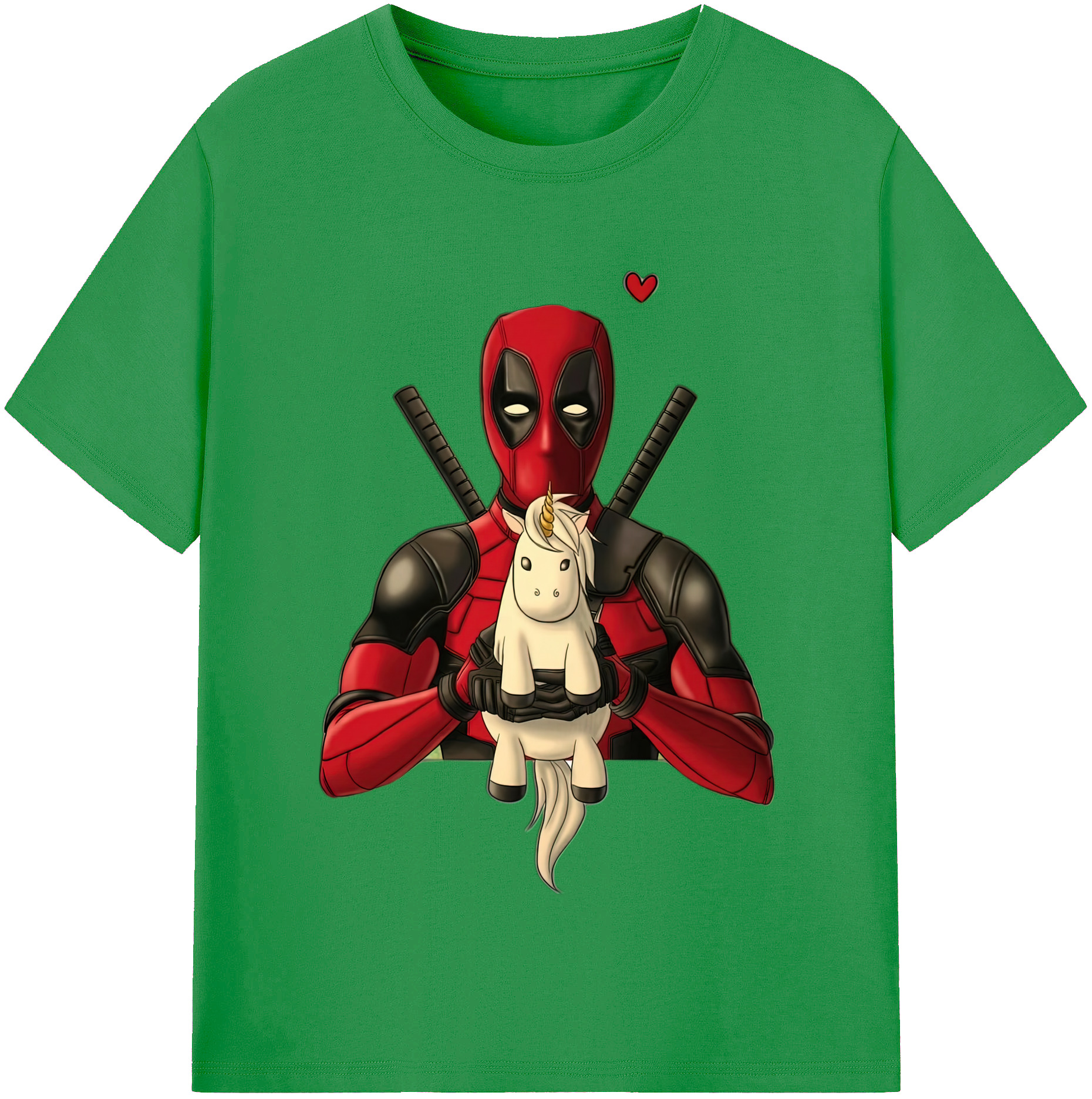 （画像用） Deadpool デッドプール レディースカジュアルプリントTシャツ（綿100％）
