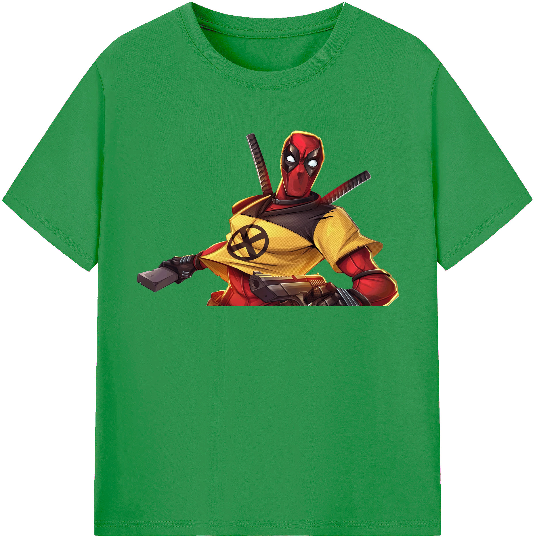 （画像用） Deadpool デッドプール レディースカジュアルプリントTシャツ（綿100％）