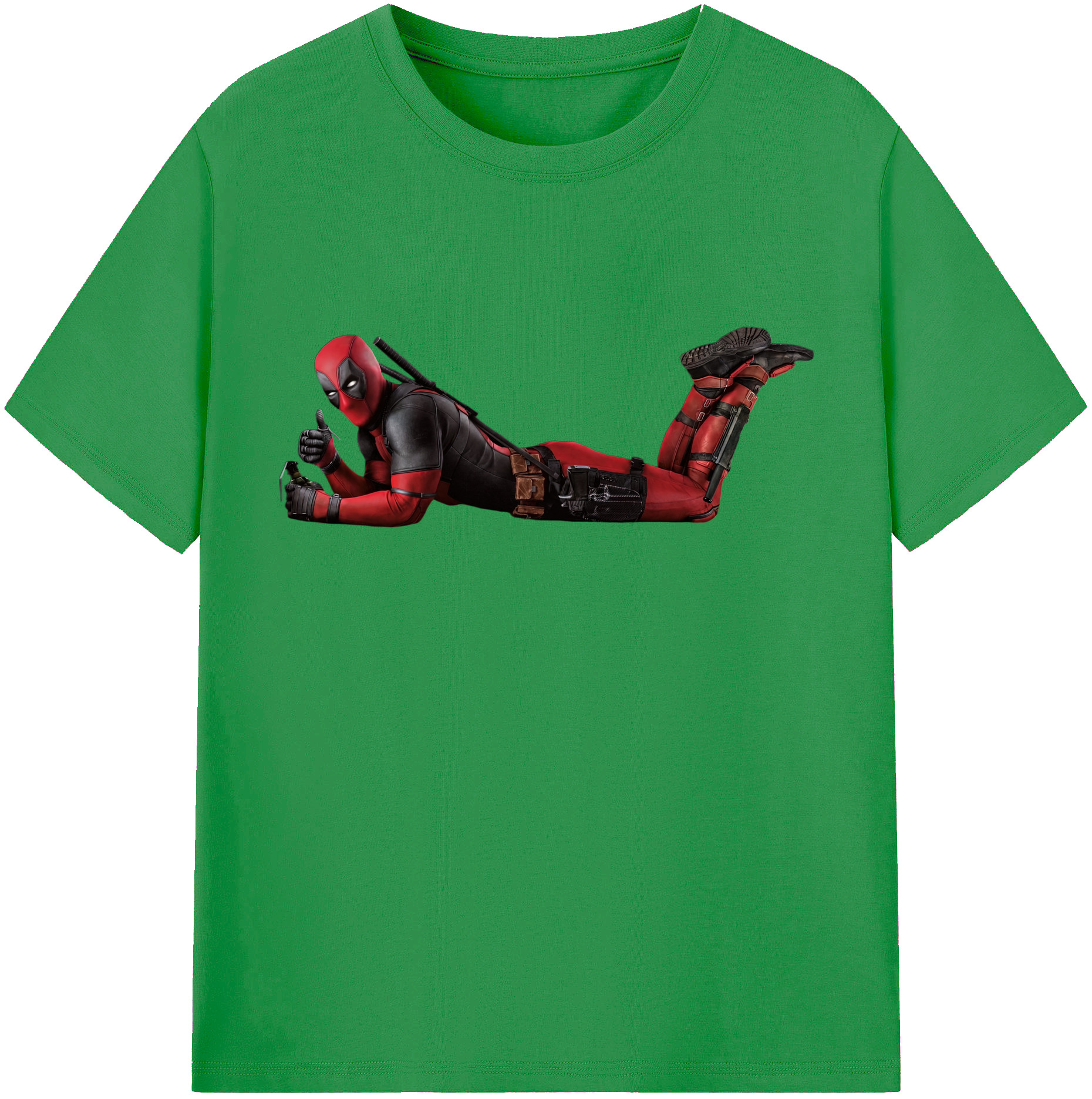 （画像用） Deadpool デッドプール レディースカジュアルプリントTシャツ（綿100％）