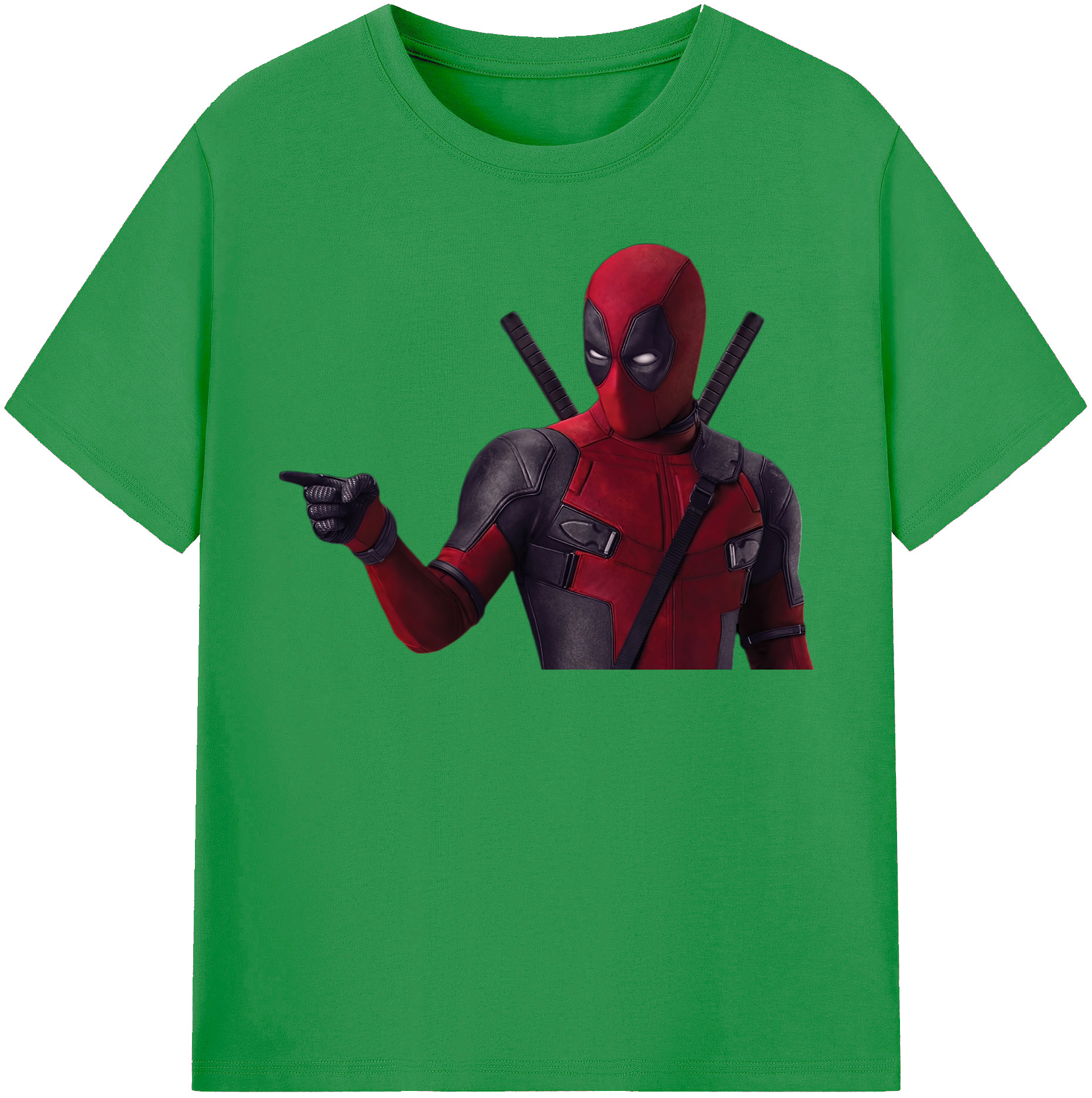 （画像用） Deadpool デッドプール レディースカジュアルプリントTシャツ（綿100％）