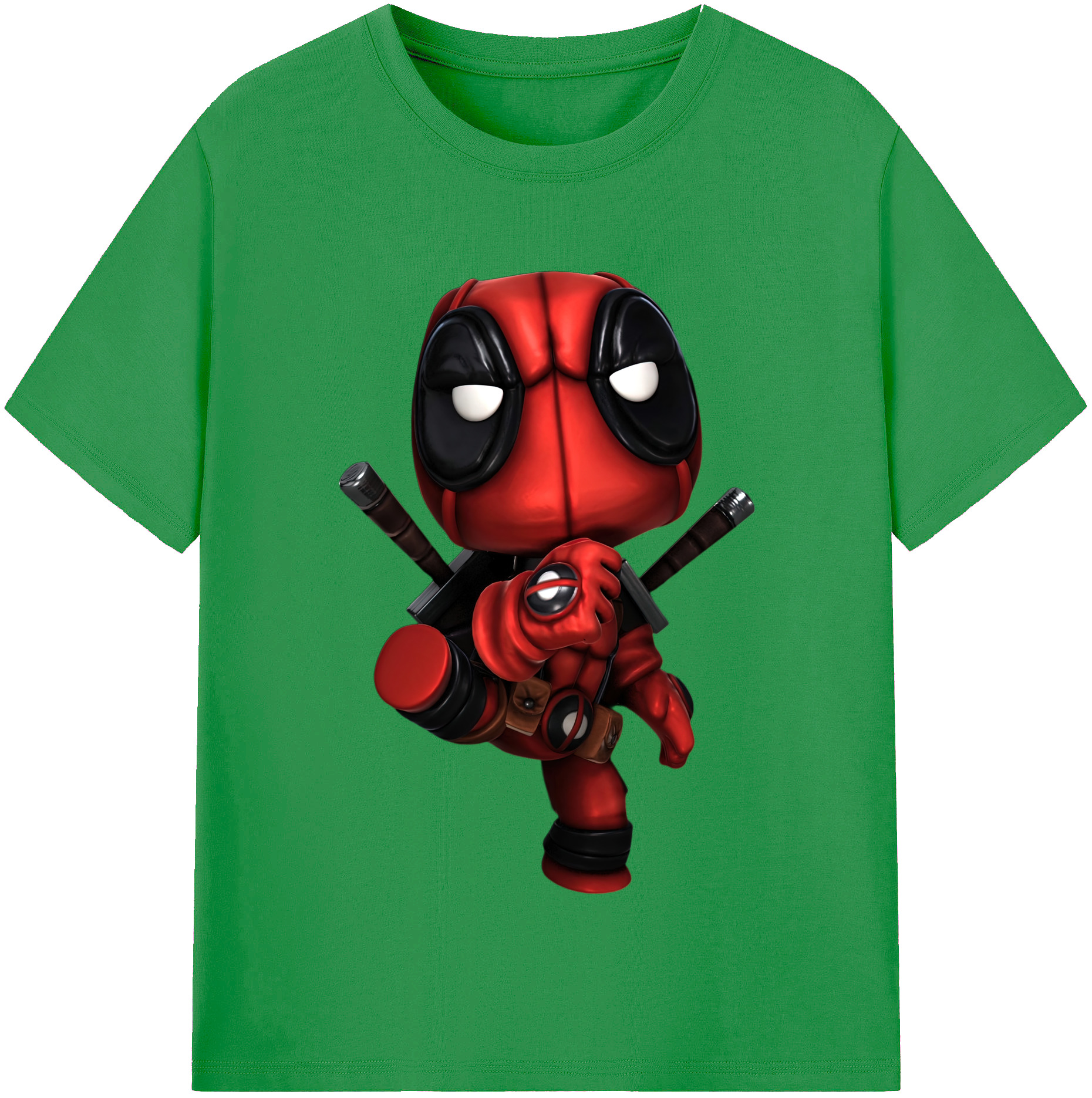 （画像用） Deadpool デッドプール レディースカジュアルプリントTシャツ（綿100％）