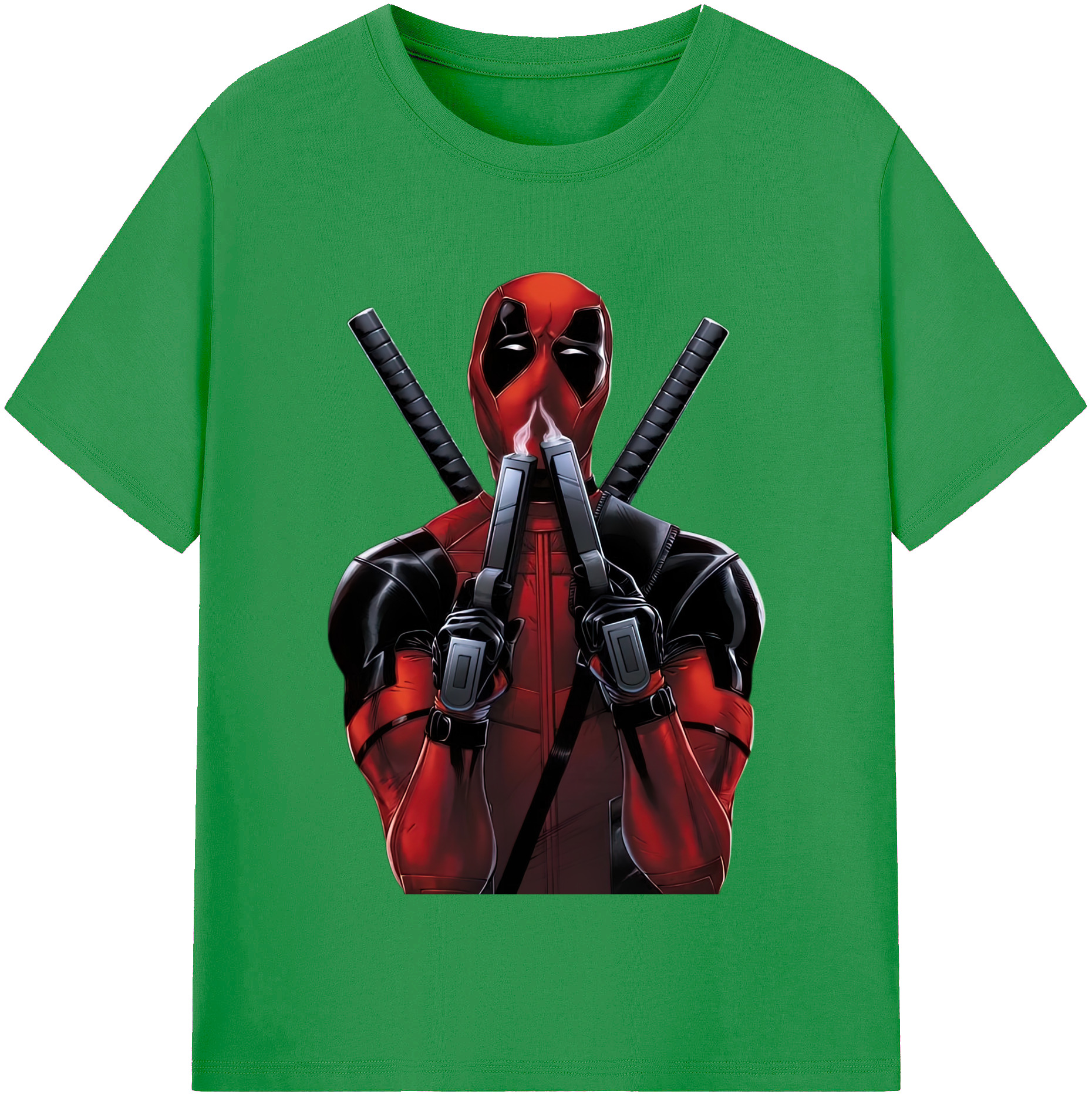 （画像用） Deadpool デッドプール レディースカジュアルプリントTシャツ（綿100％）