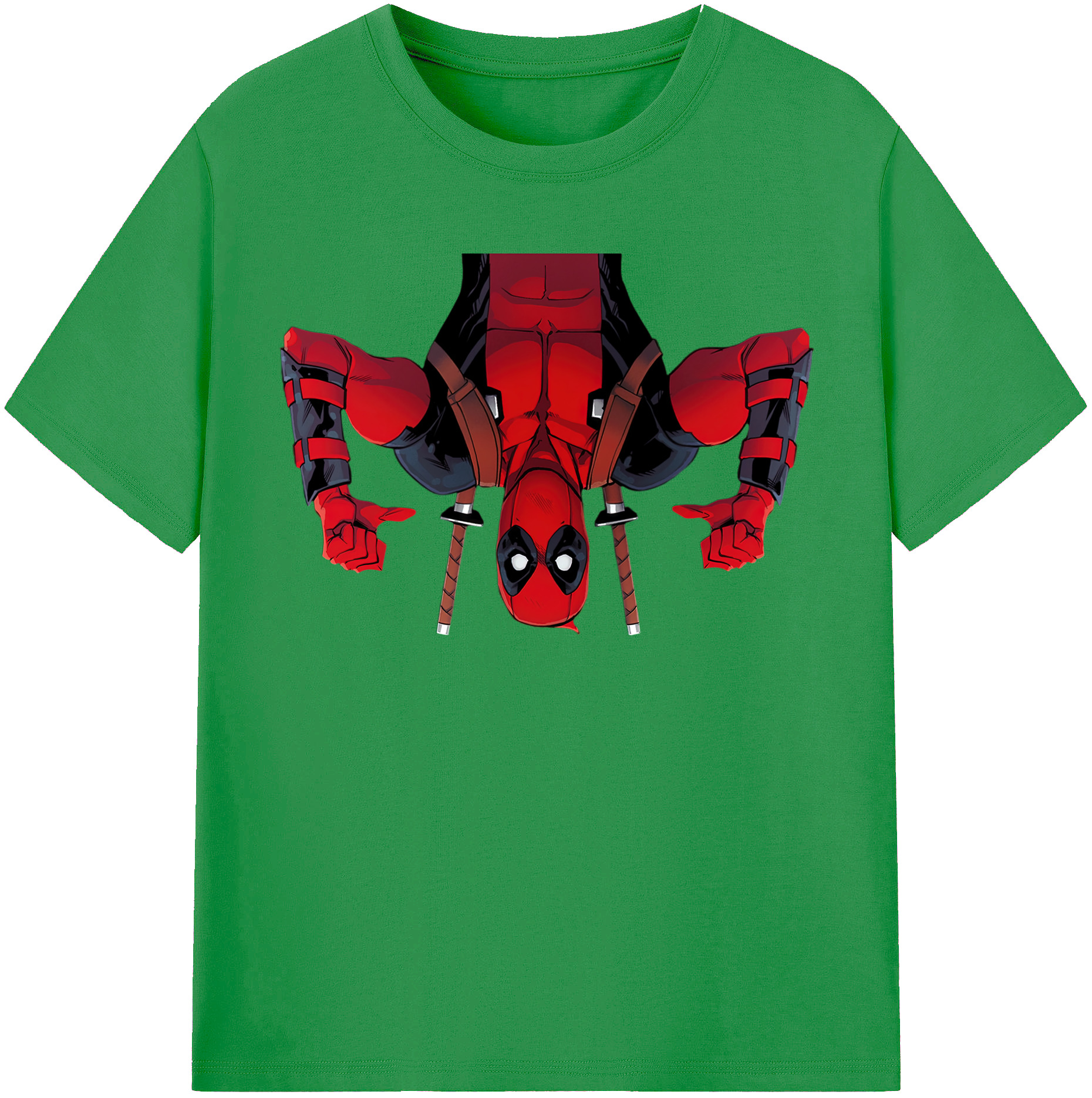 （画像用） Deadpool デッドプール レディースカジュアルプリントTシャツ（綿100％）