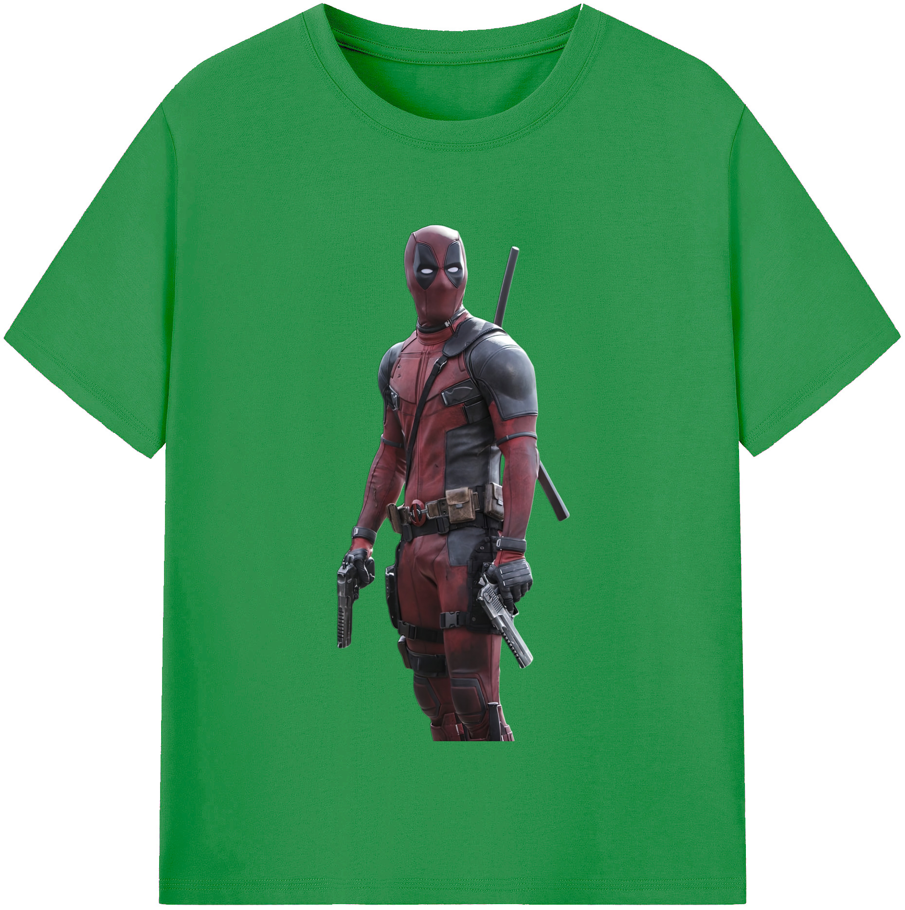 （画像用） Deadpool デッドプール レディースカジュアルプリントTシャツ（綿100％）