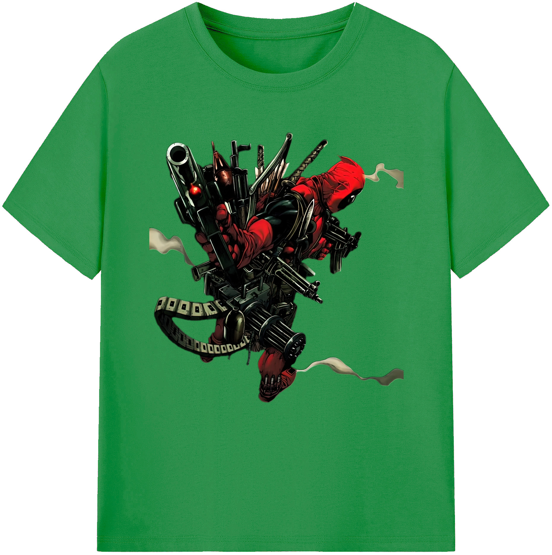 （画像用） Deadpool デッドプール レディースカジュアルプリントTシャツ（綿100％）