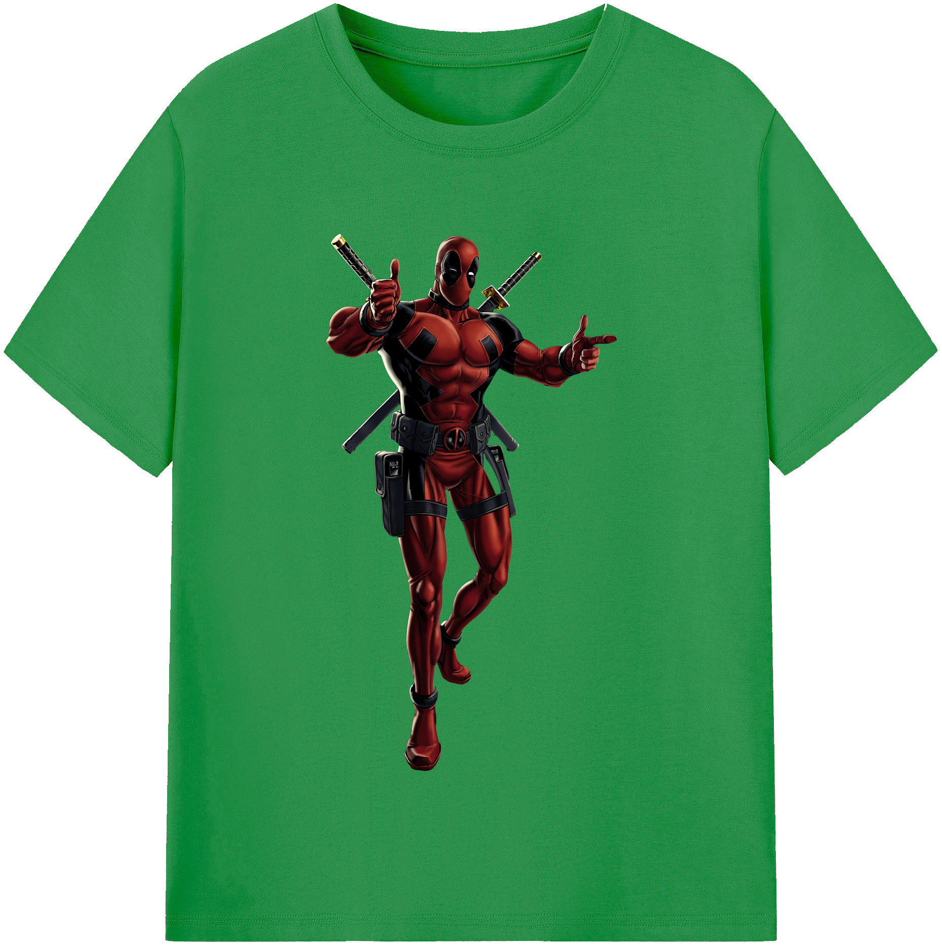 （画像用） Deadpool デッドプール レディースカジュアルプリントTシャツ（綿100％）
