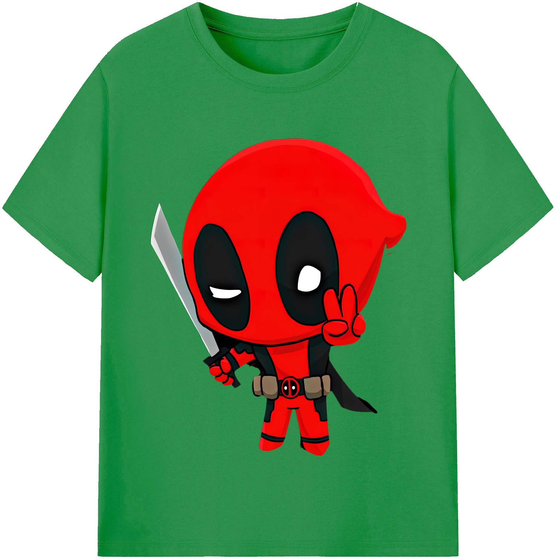 （画像用） Deadpool デッドプール レディースカジュアルプリントTシャツ（綿100％）