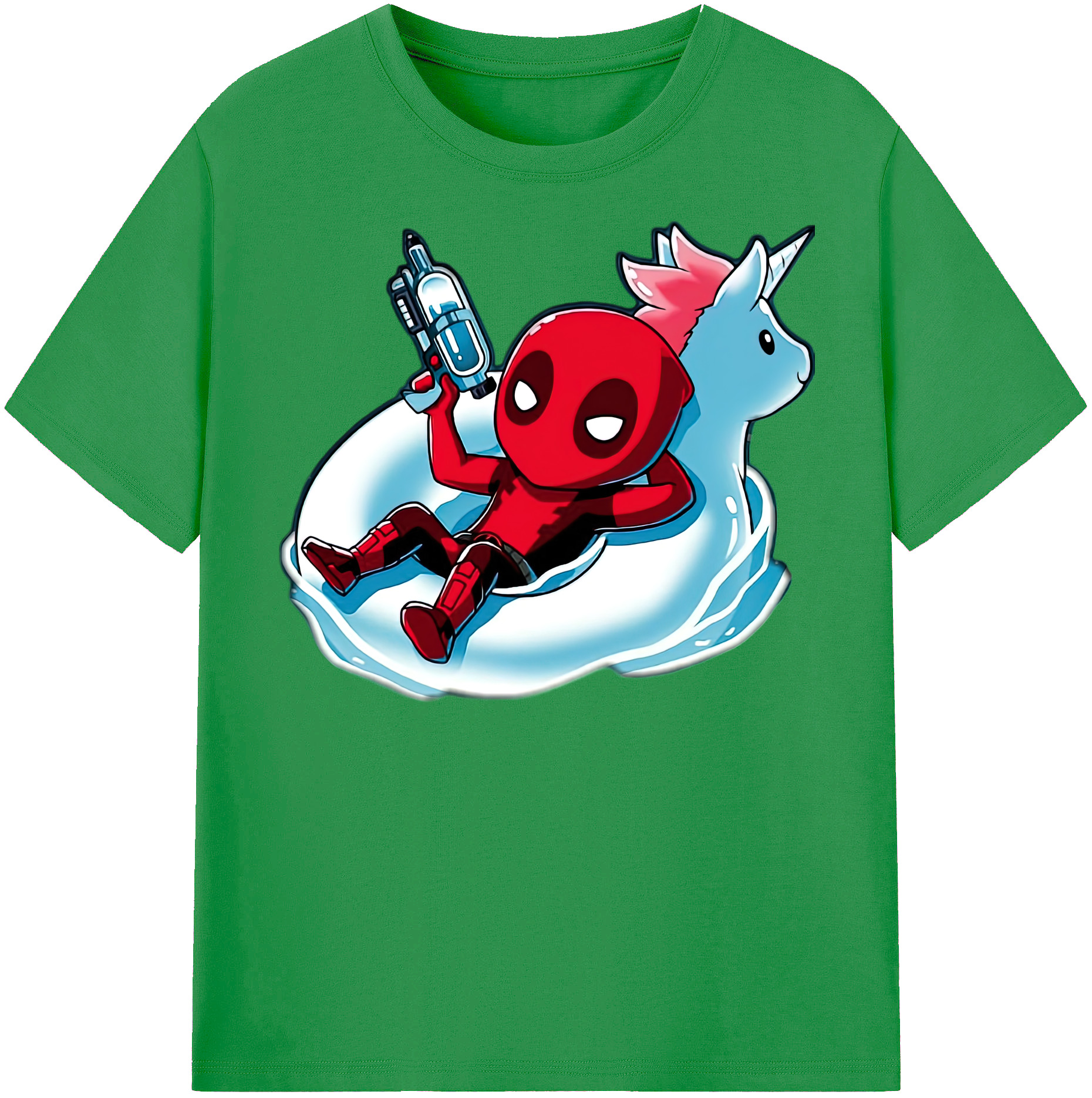 （画像用） Deadpool デッドプール レディースカジュアルプリントTシャツ（綿100％）