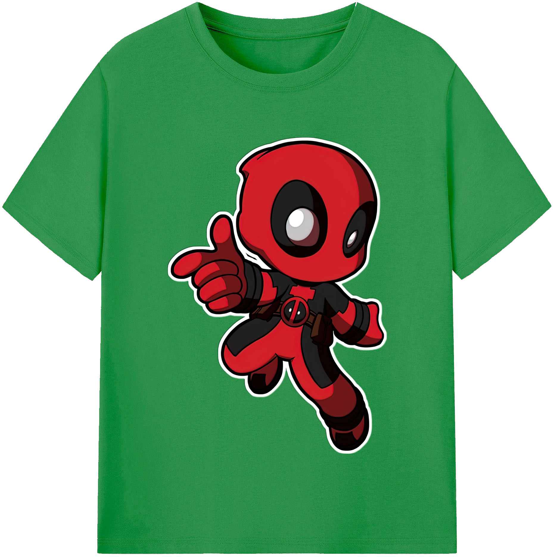 （画像用） Deadpool デッドプール レディースカジュアルプリントTシャツ（綿100％）