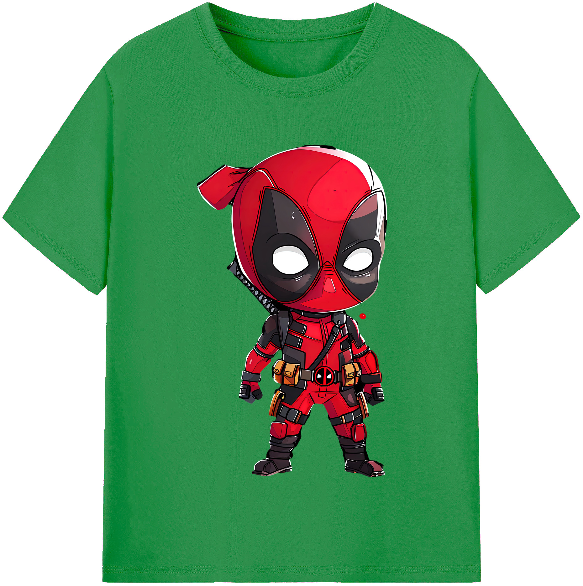 （画像用） Deadpool デッドプール レディースカジュアルプリントTシャツ（綿100％）